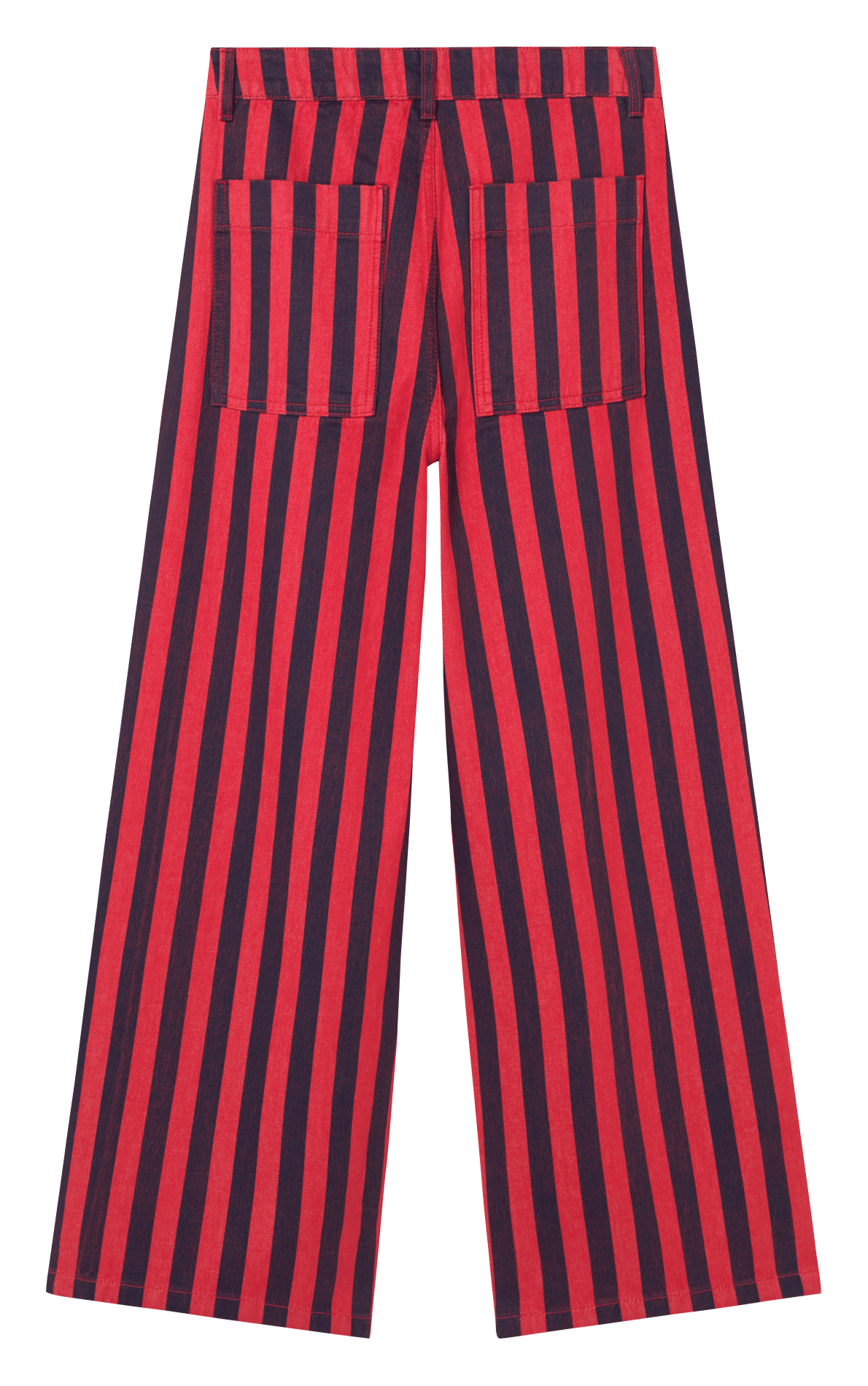 Pantalon large à rayures THE TINY BIG SISTER Multicolore