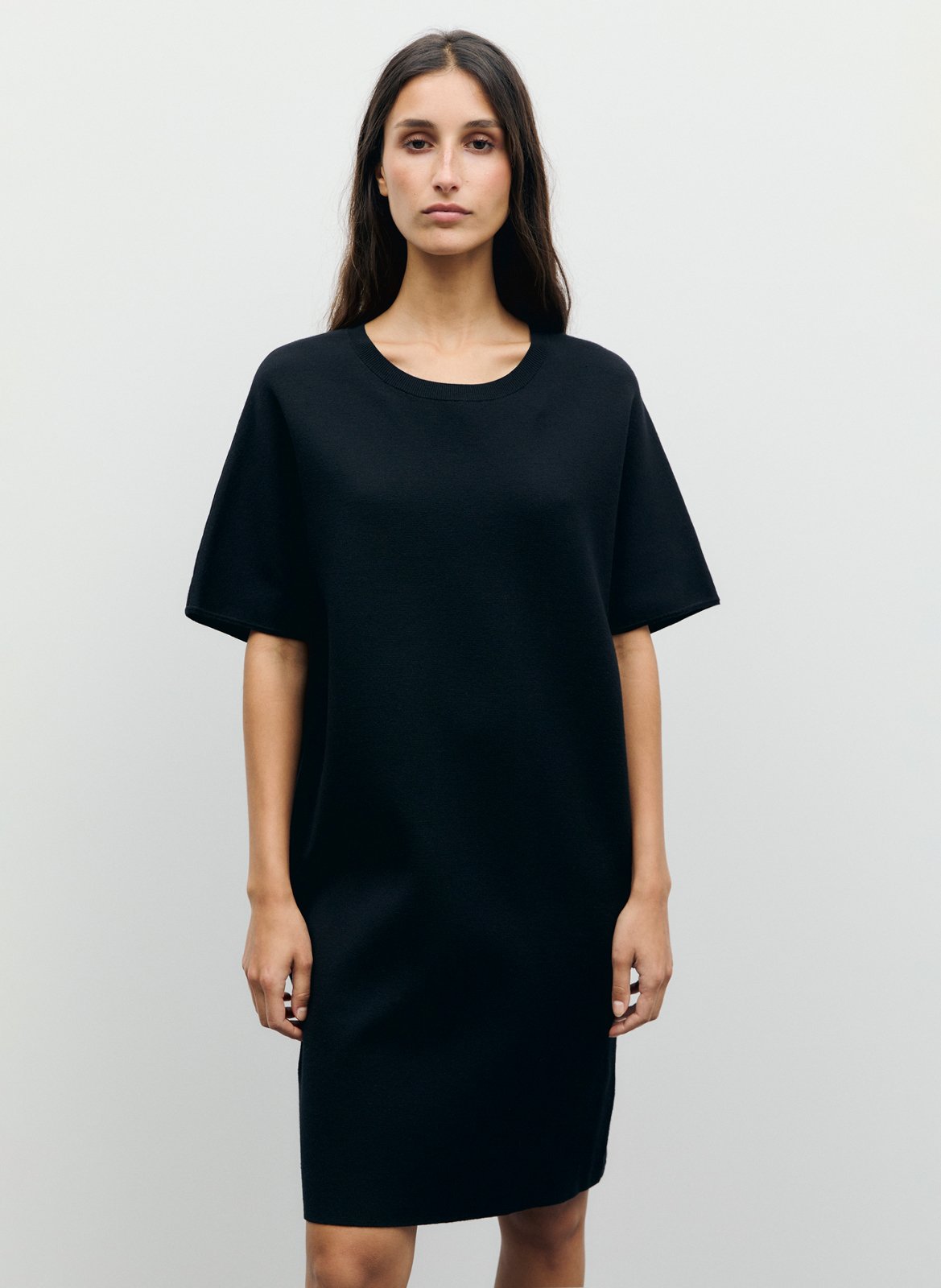 Robe courte col rond  GERARD DAREL Noir