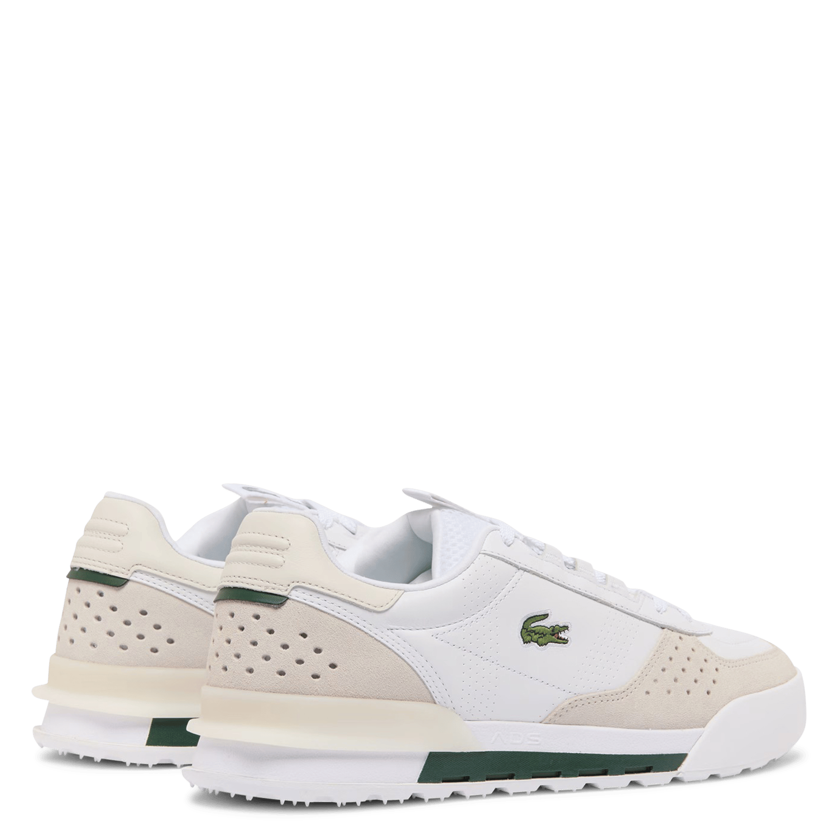 Lage, leren sneakers LACOSTE Wit