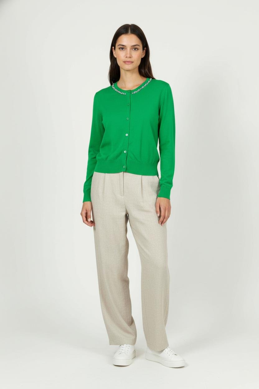 Cardigan TARA JARMON - Seconde Main Green