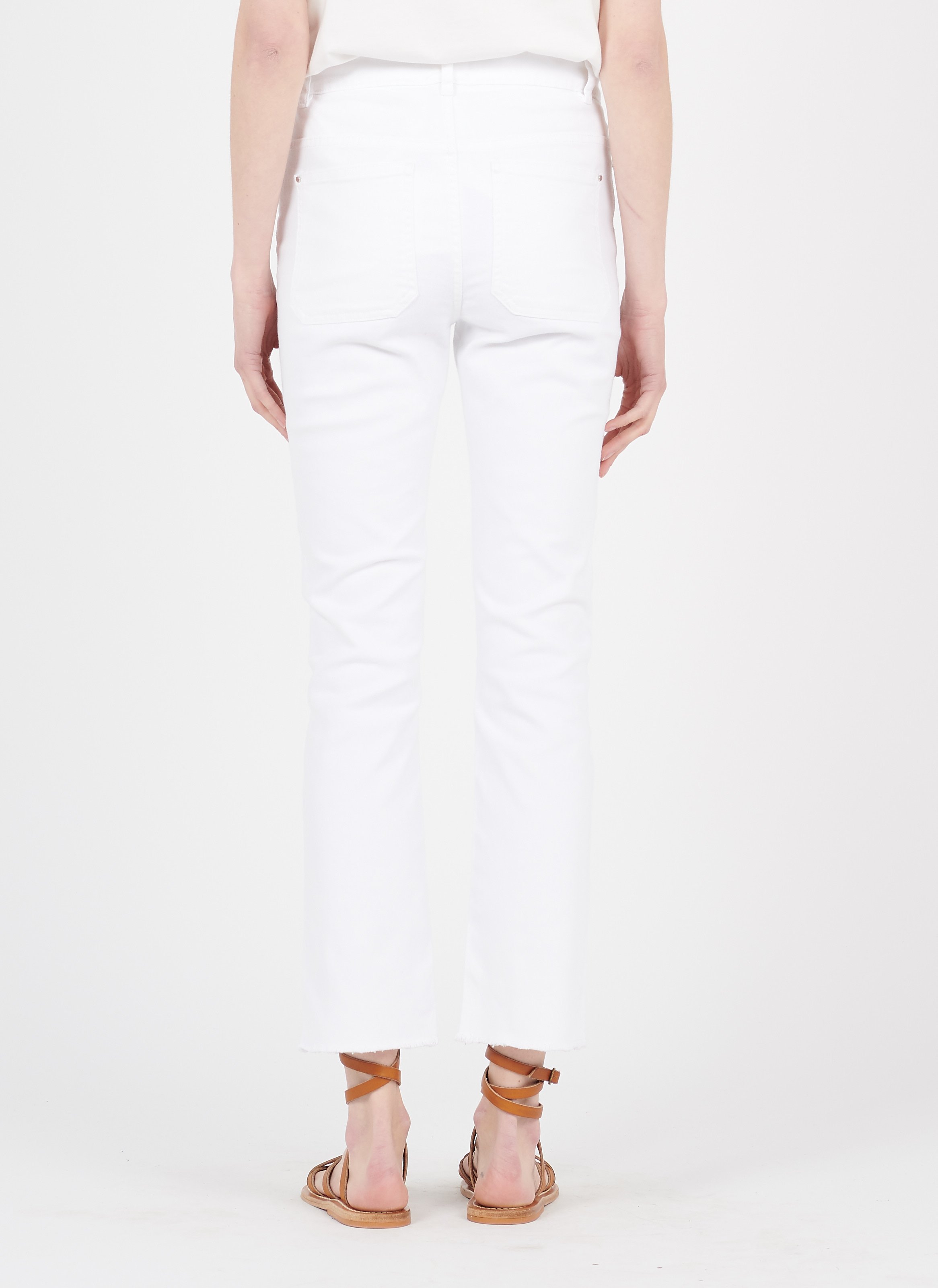 Rechte 7/8-jeans met 5 zakken MAISON 123 Wit