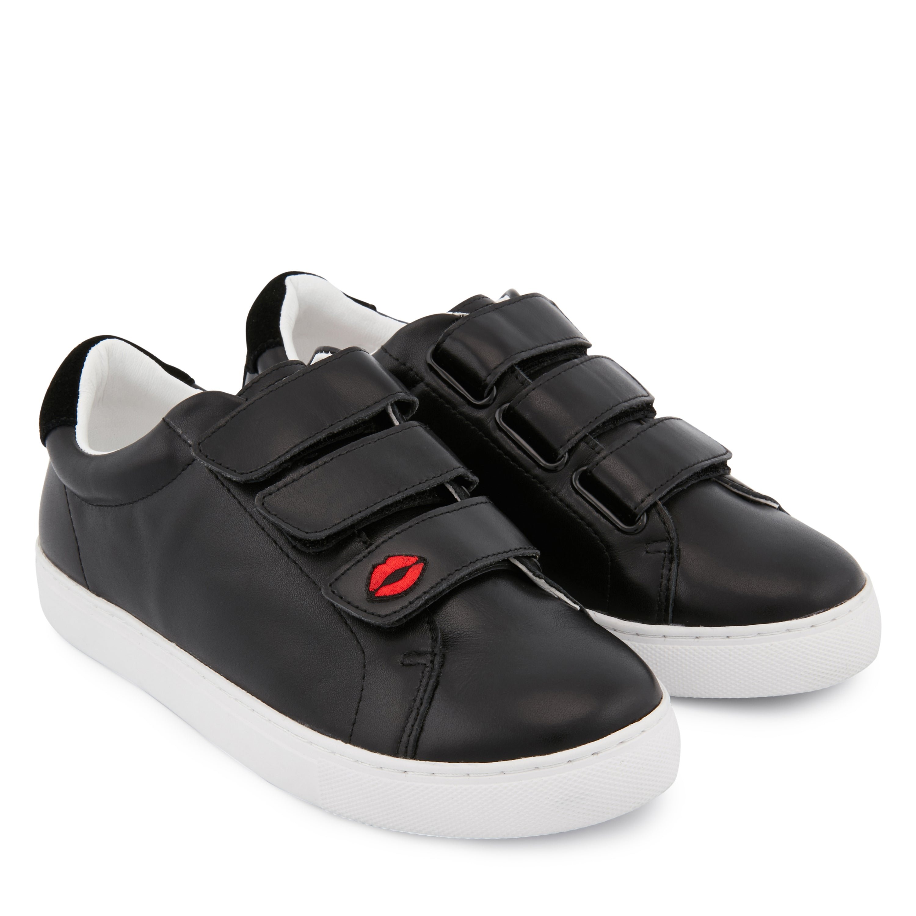 Leather sneakers BONS BAISERS PARIS Black
