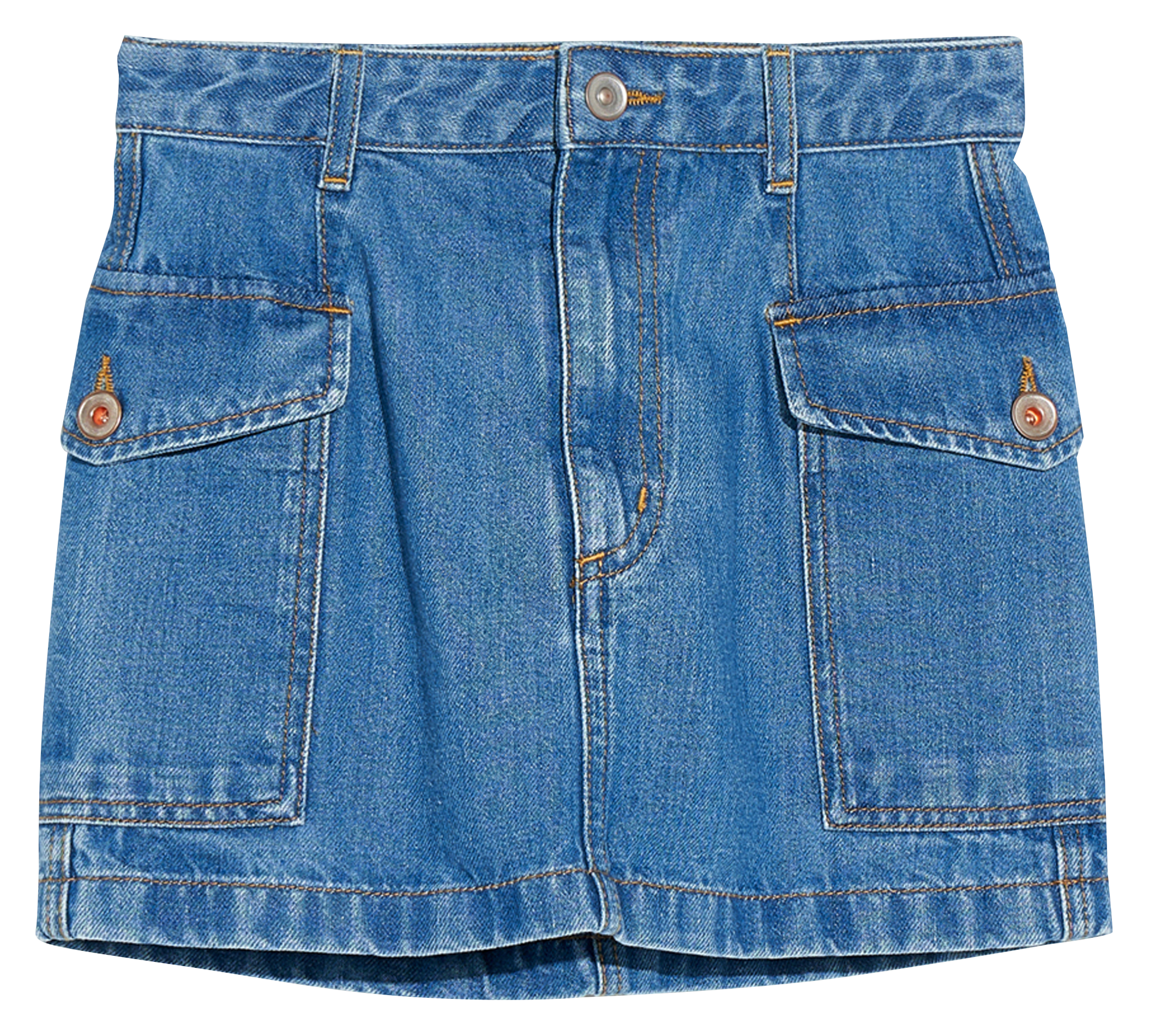 Cargo style denim skirt BELLEROSE Blue