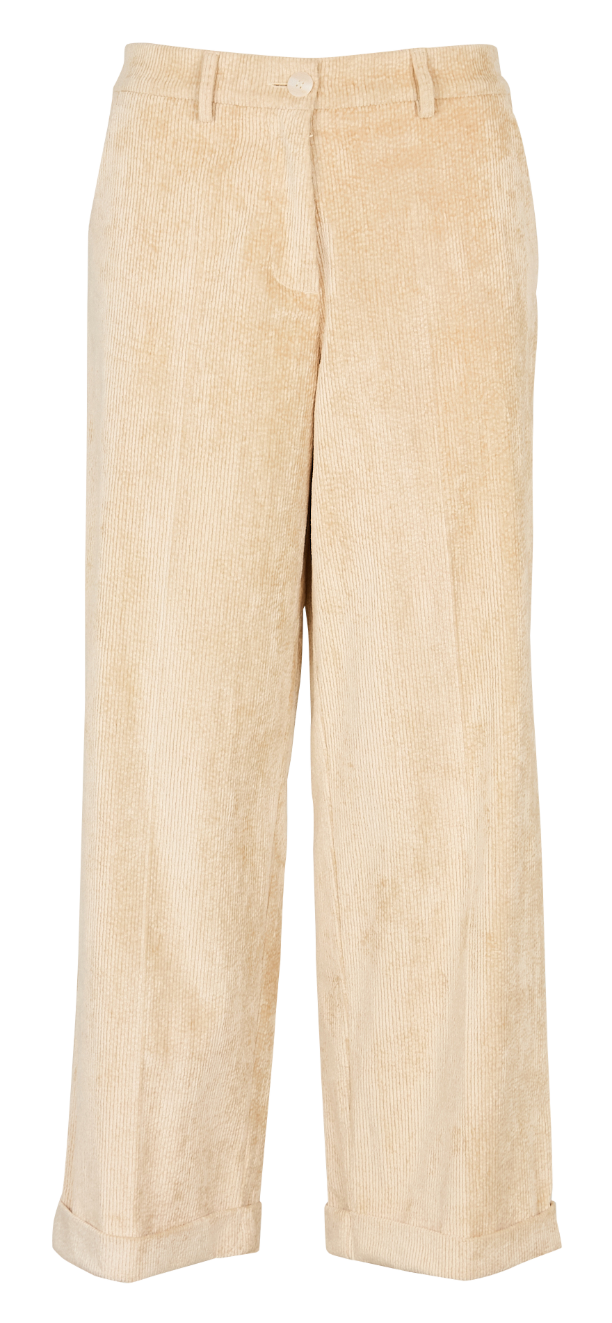 Pantalon large en coton mélangé MOMONI Beige