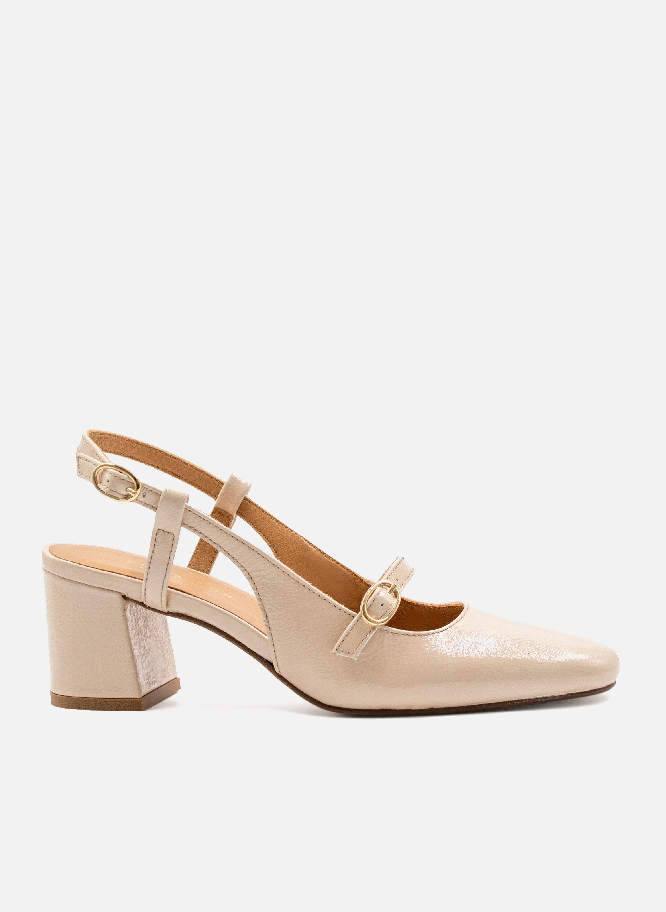 Patent leather slingbacks JULES & JENN