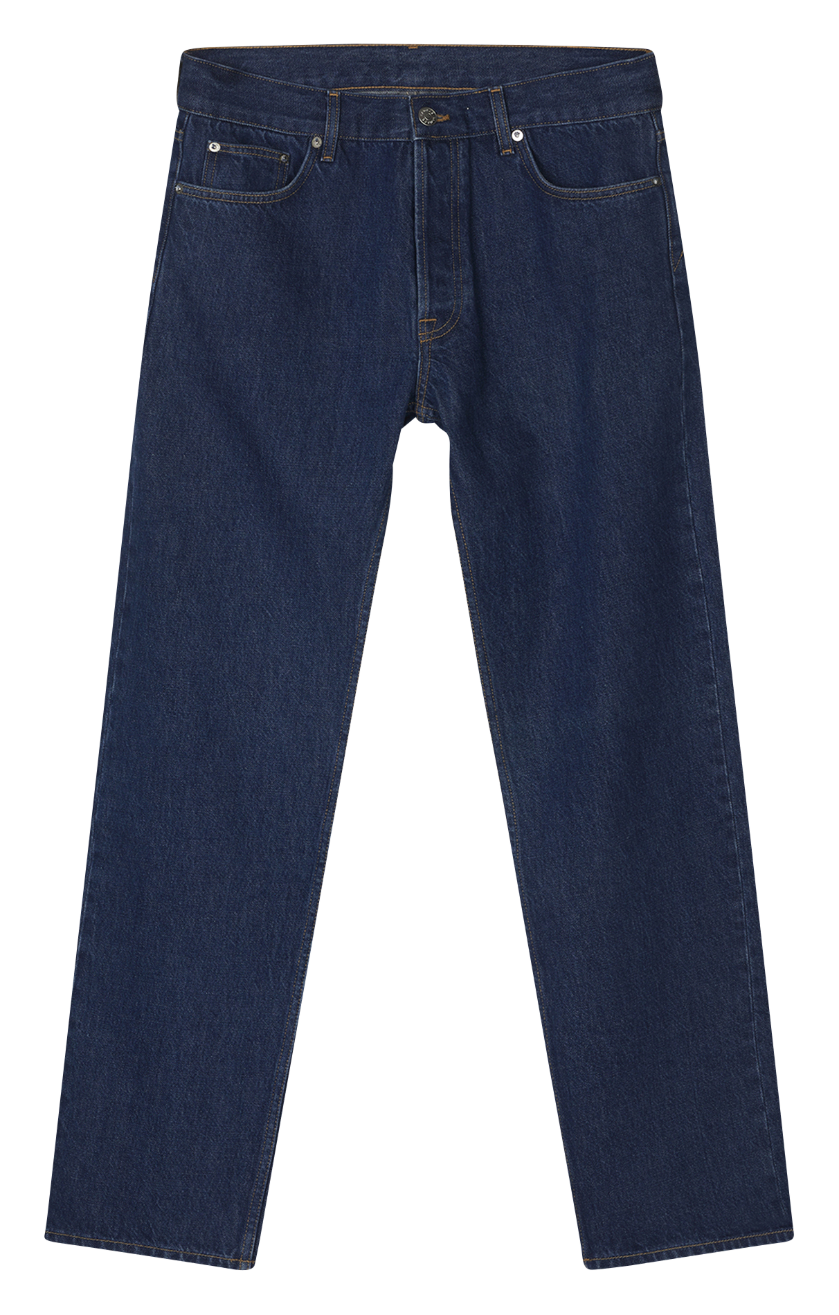 Straight organic cotton jeans Blue