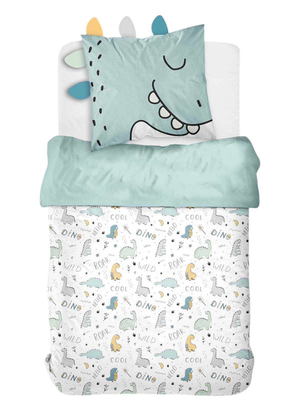 Printed cotton bed set TODAY LINGE DE MAISON Blue