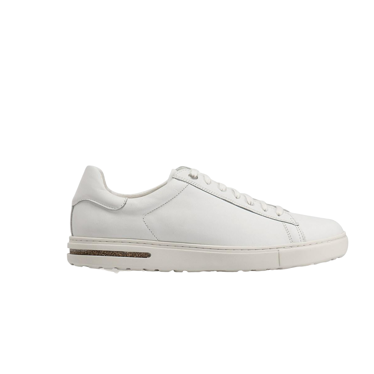 Faux leather sandals BIRKENSTOCK White