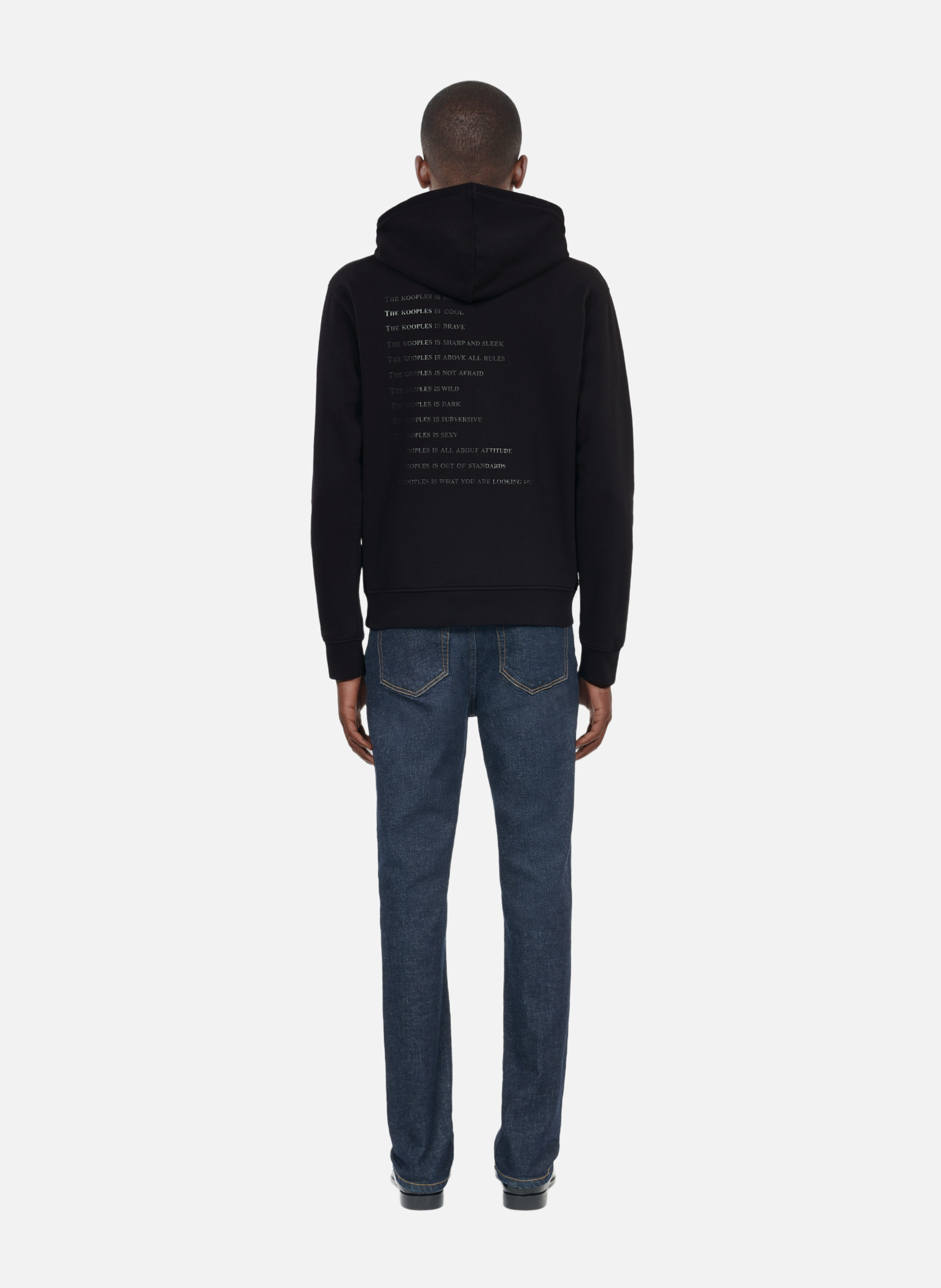 Hooded cotton sweatshirt THE KOOPLES Black