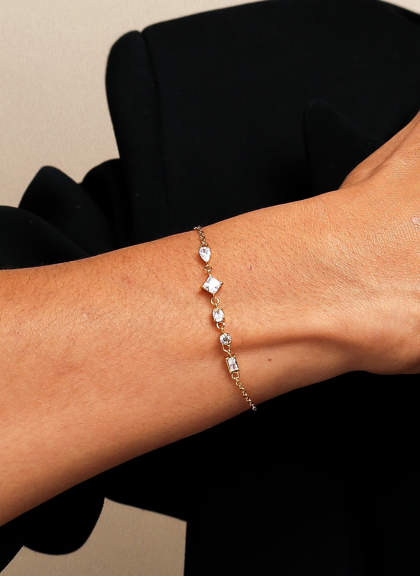 Chain bracelet AEC Paris White