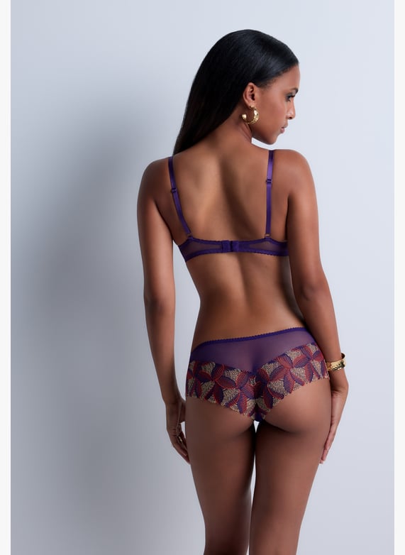 Underwired demi-cup bra | Purple by AUBADE Underwired demi-cup bra Purple