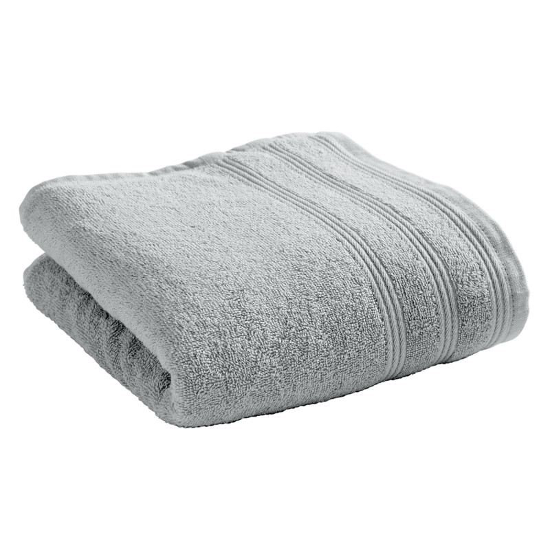 100% combed cotton hand towel COTON PUR Grey