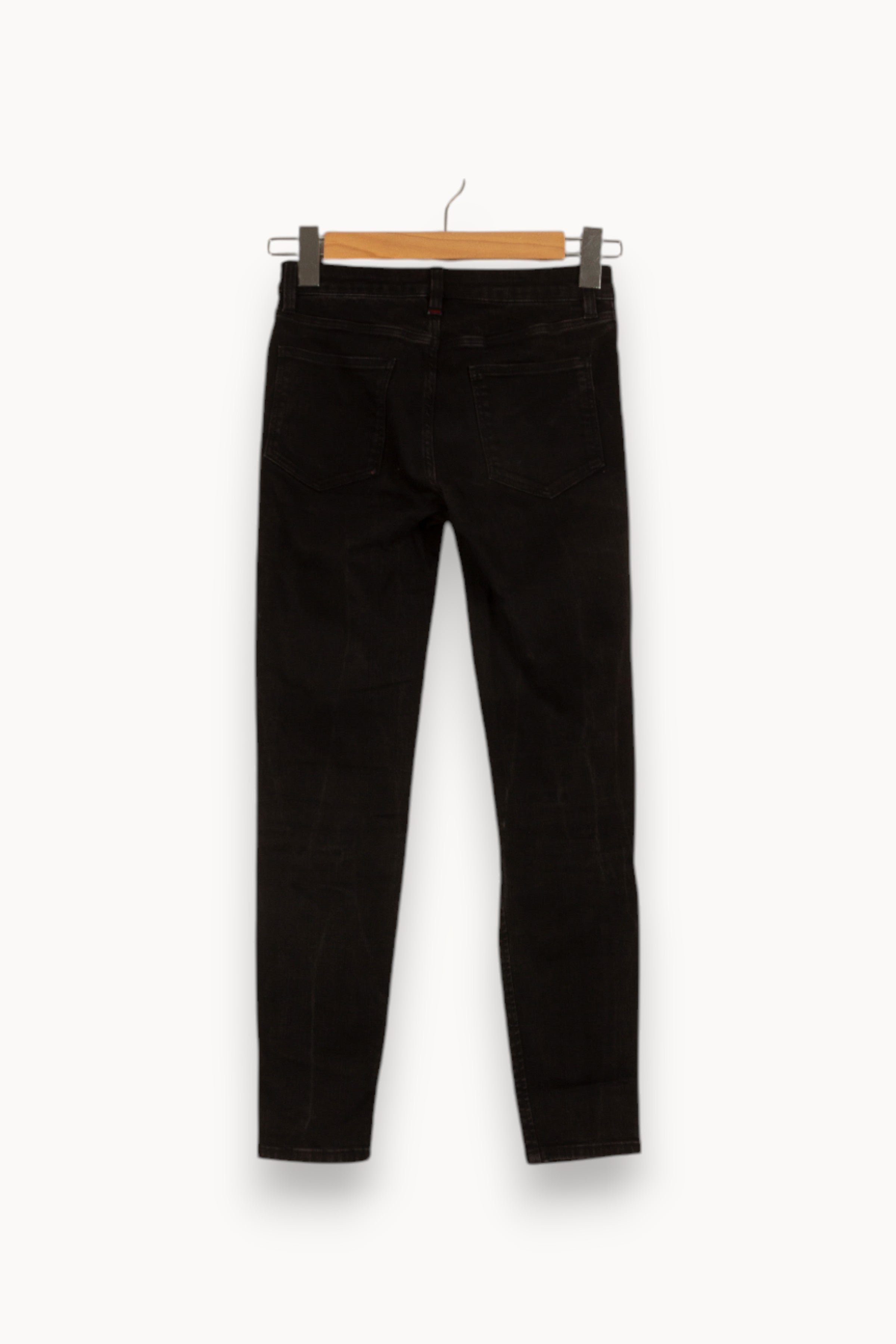 Cropped slim jeans with studs COMPTOIR DES COTONNIERS - Seconde main Black