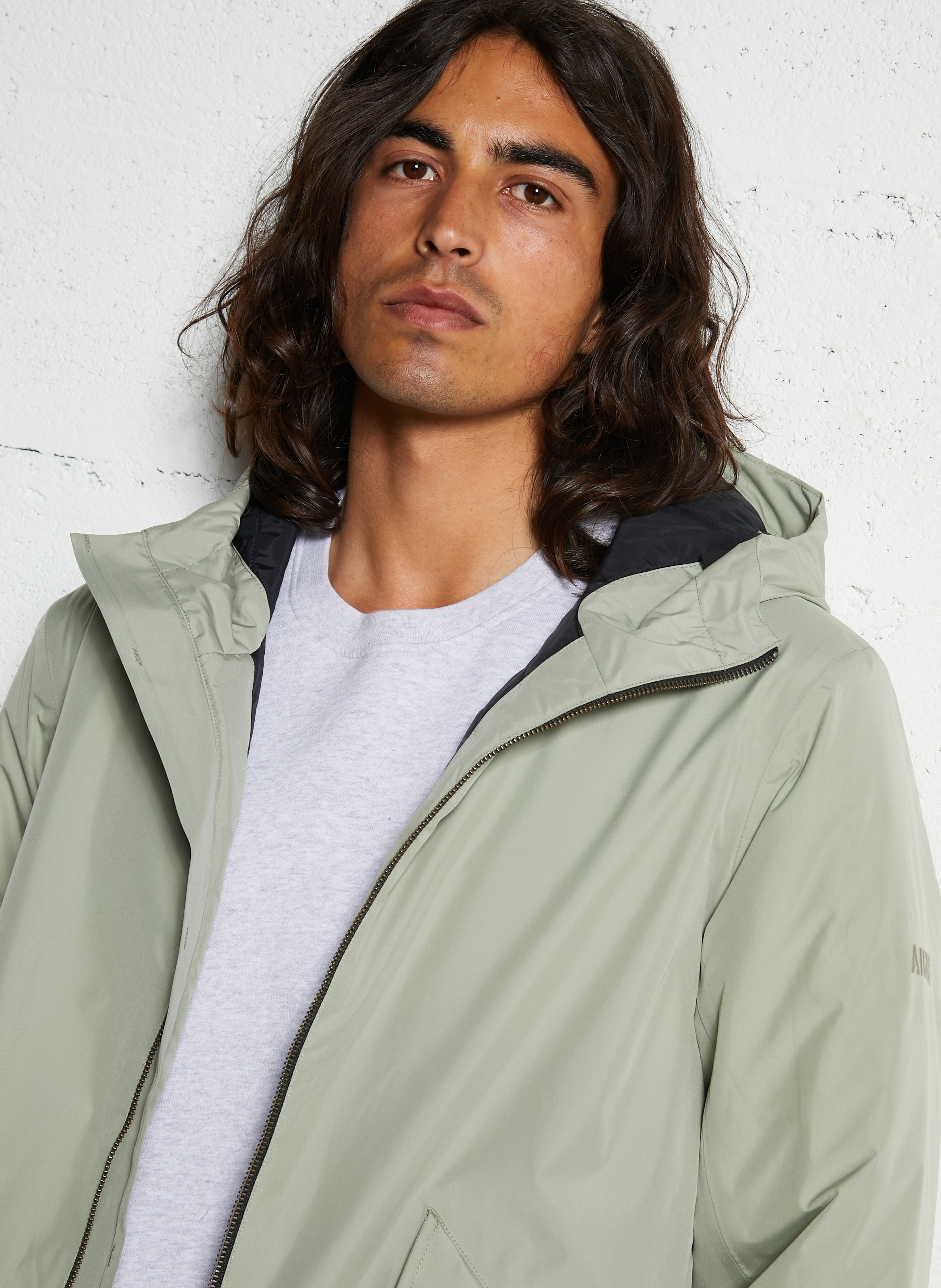 Veste droite rembourrée à capuche AIGLE Vert