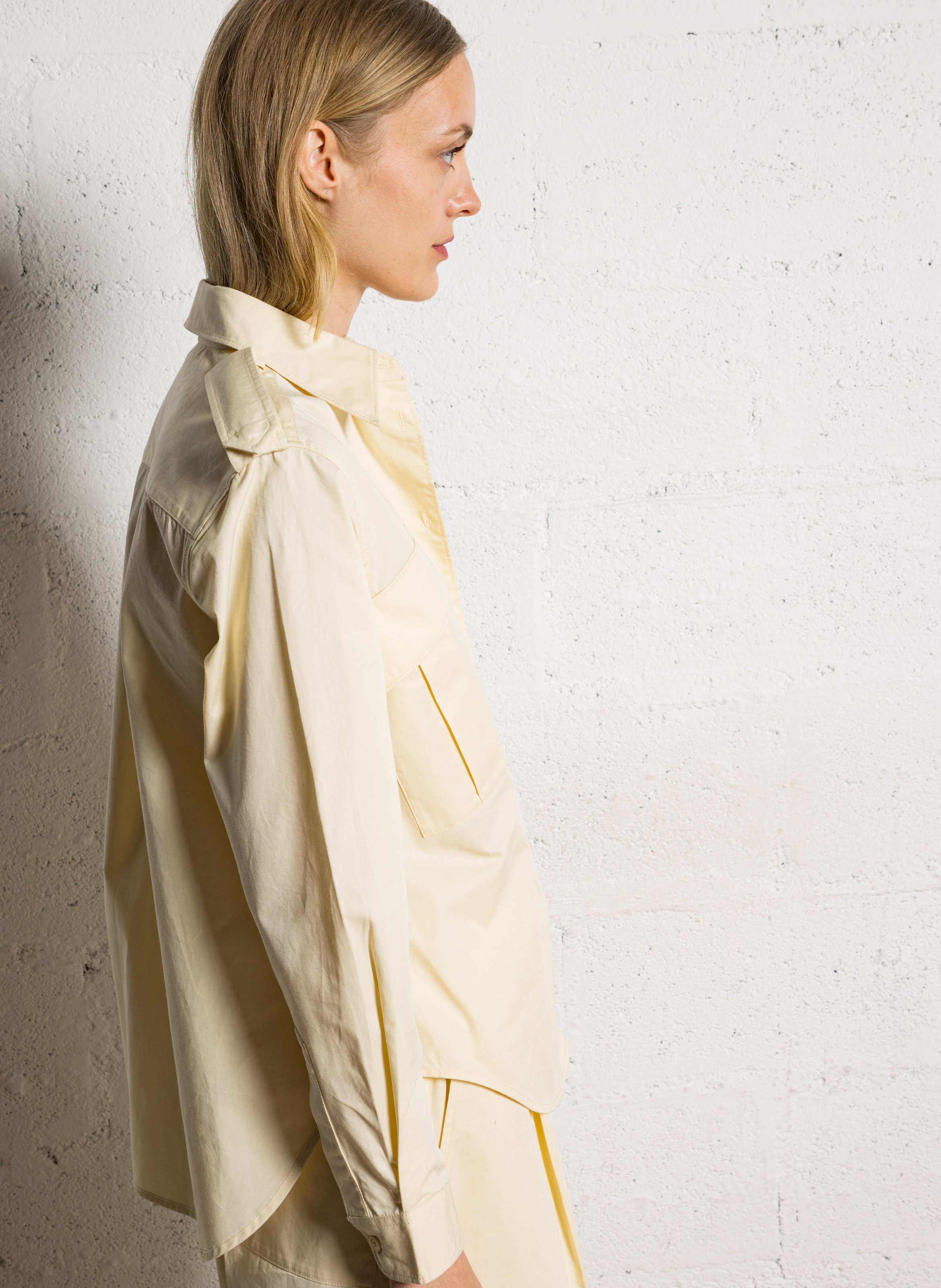 Capri plain oversized shirt LAURENCE BRAS Beige