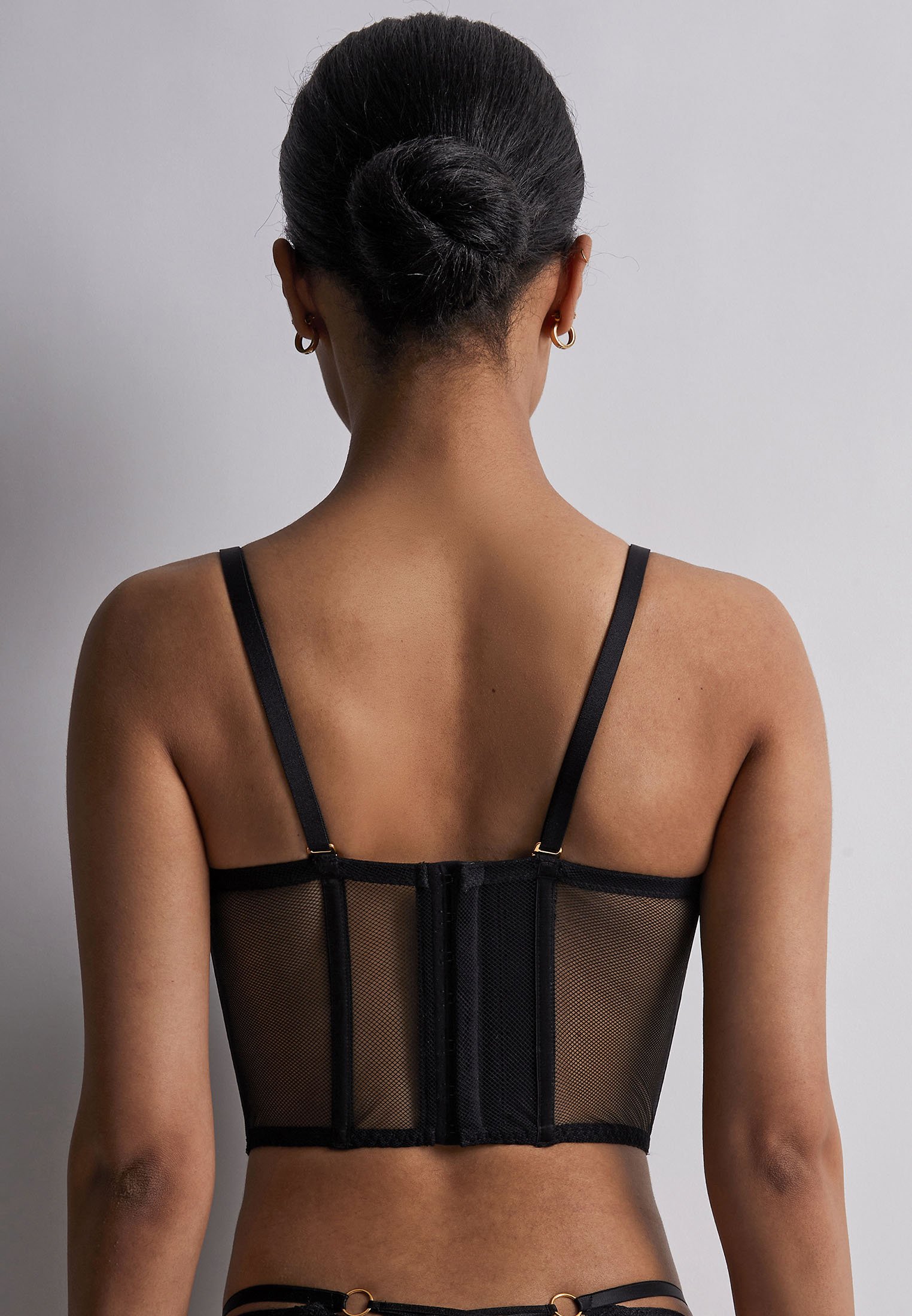 Underwear/outerwear bustier bra AUBADE Black