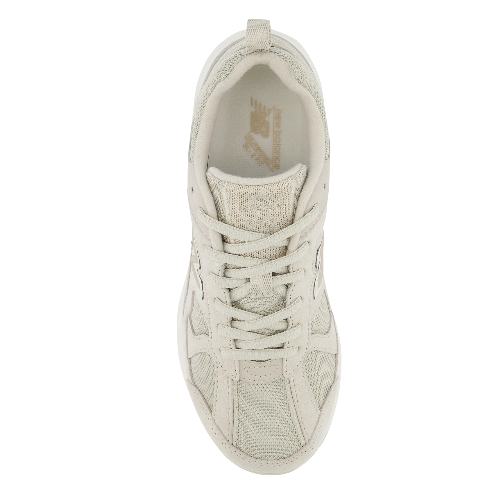 Low-top leather mix sneakers NEW BALANCE White