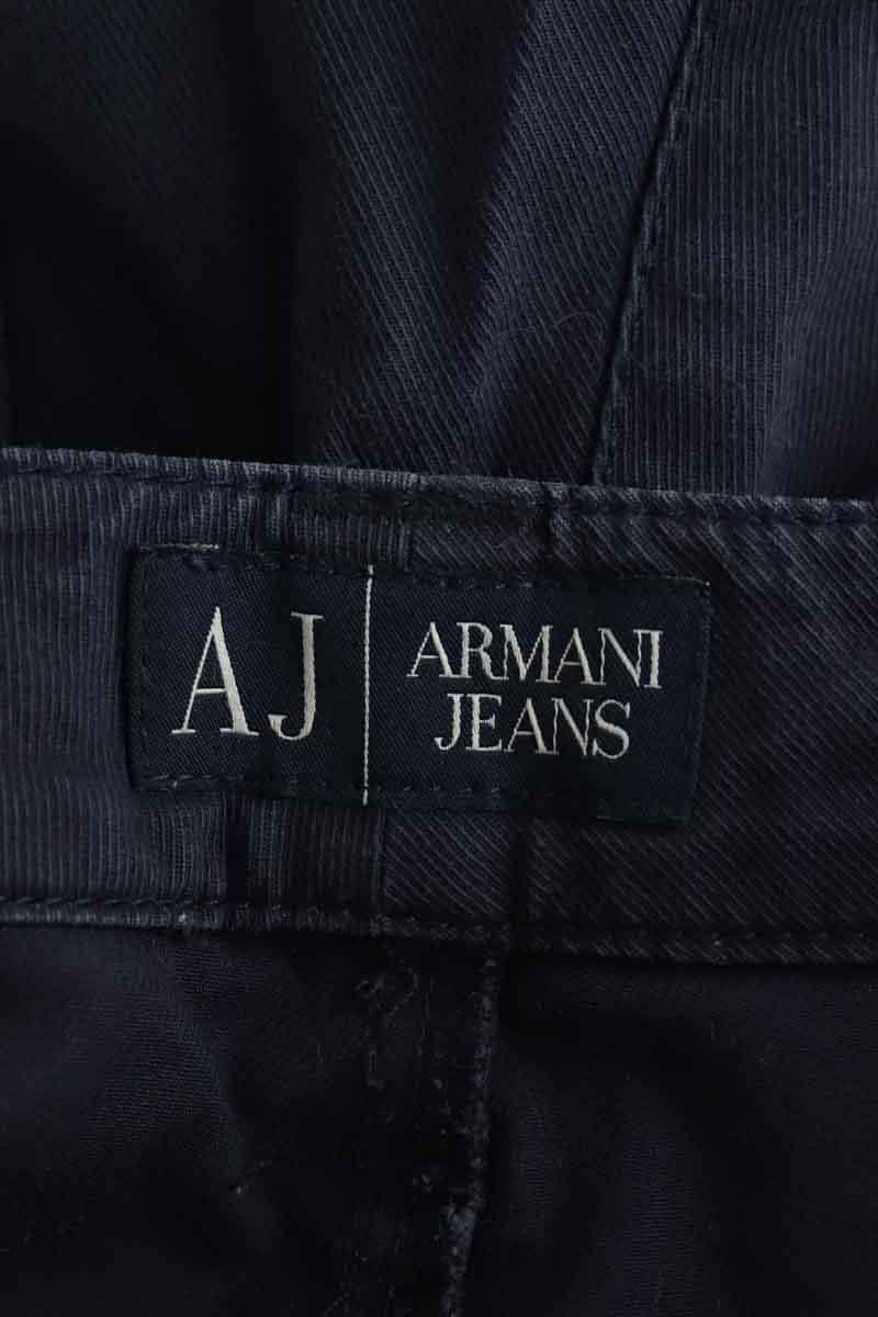 Slim-fit cotton cargo pants ARMANI - SECONDE MAIN Blue