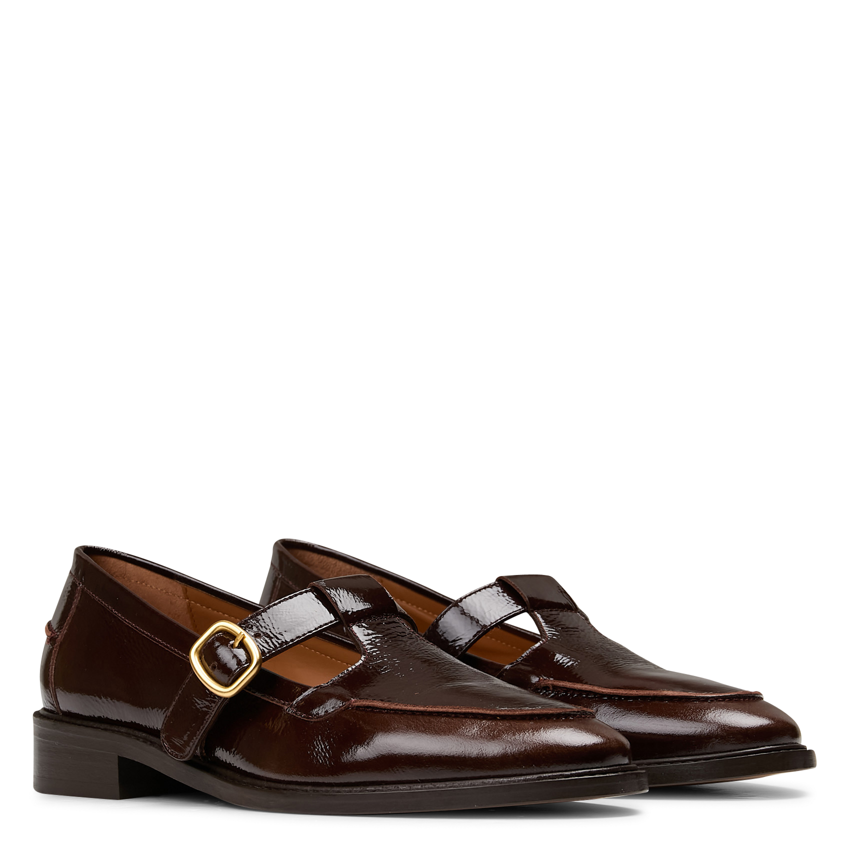 Derbies en cuir RIVECOUR Marron