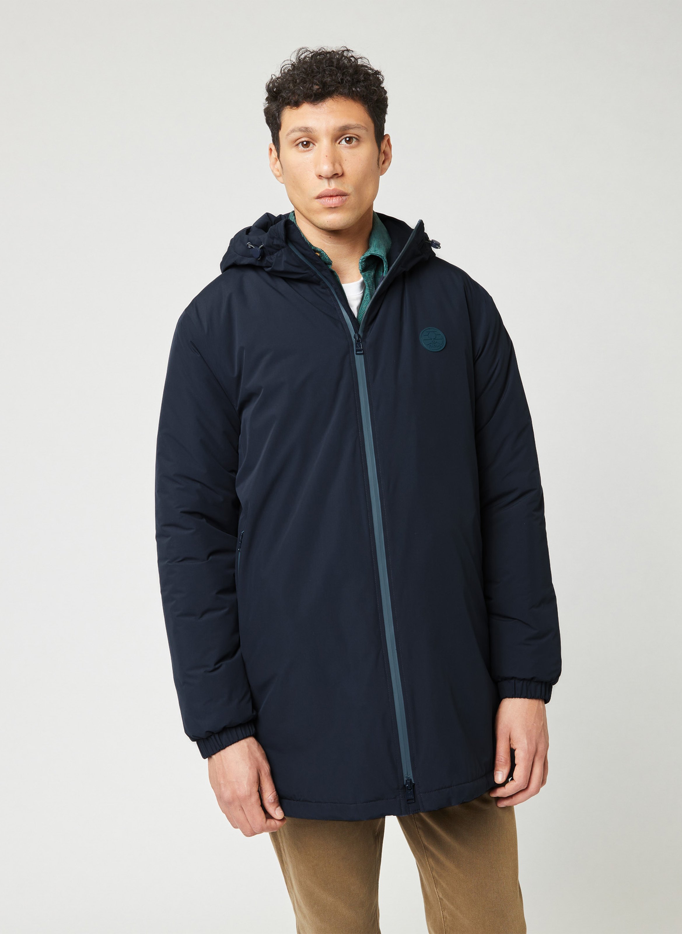 Rechte waterdichte parka FAGUO Blauw