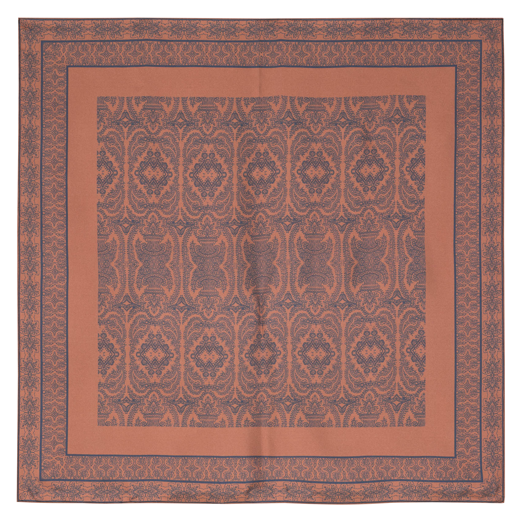 Attitude printed silk scarf MAISON 123 Beige