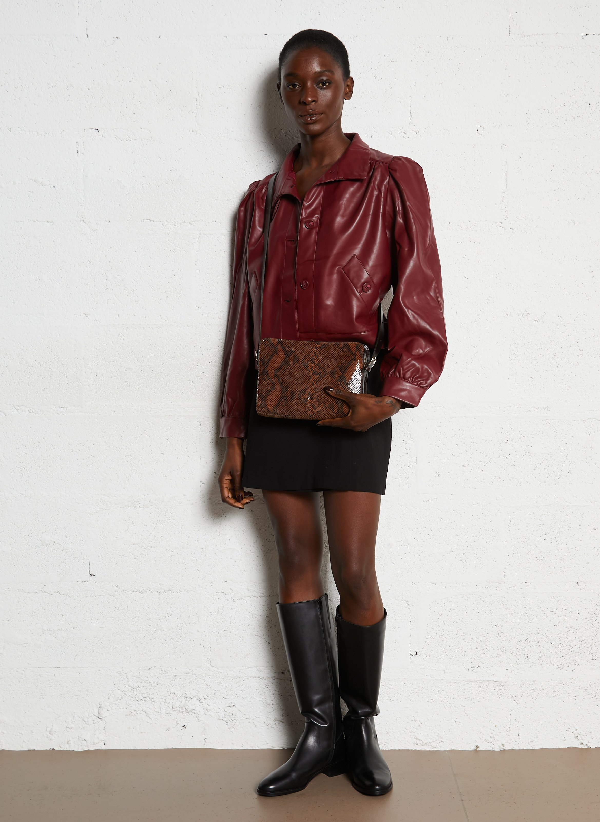 Brieftasche aus Leder HERBERT FRERE SOEUR Braun