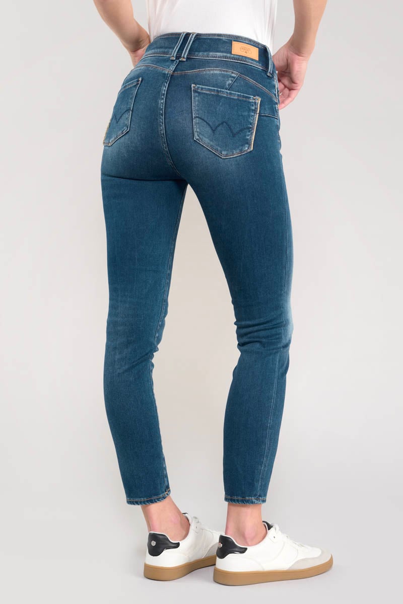 Push-up slim ultra pulp jeans, length 34 LE TEMPS DES CERISES Blue
