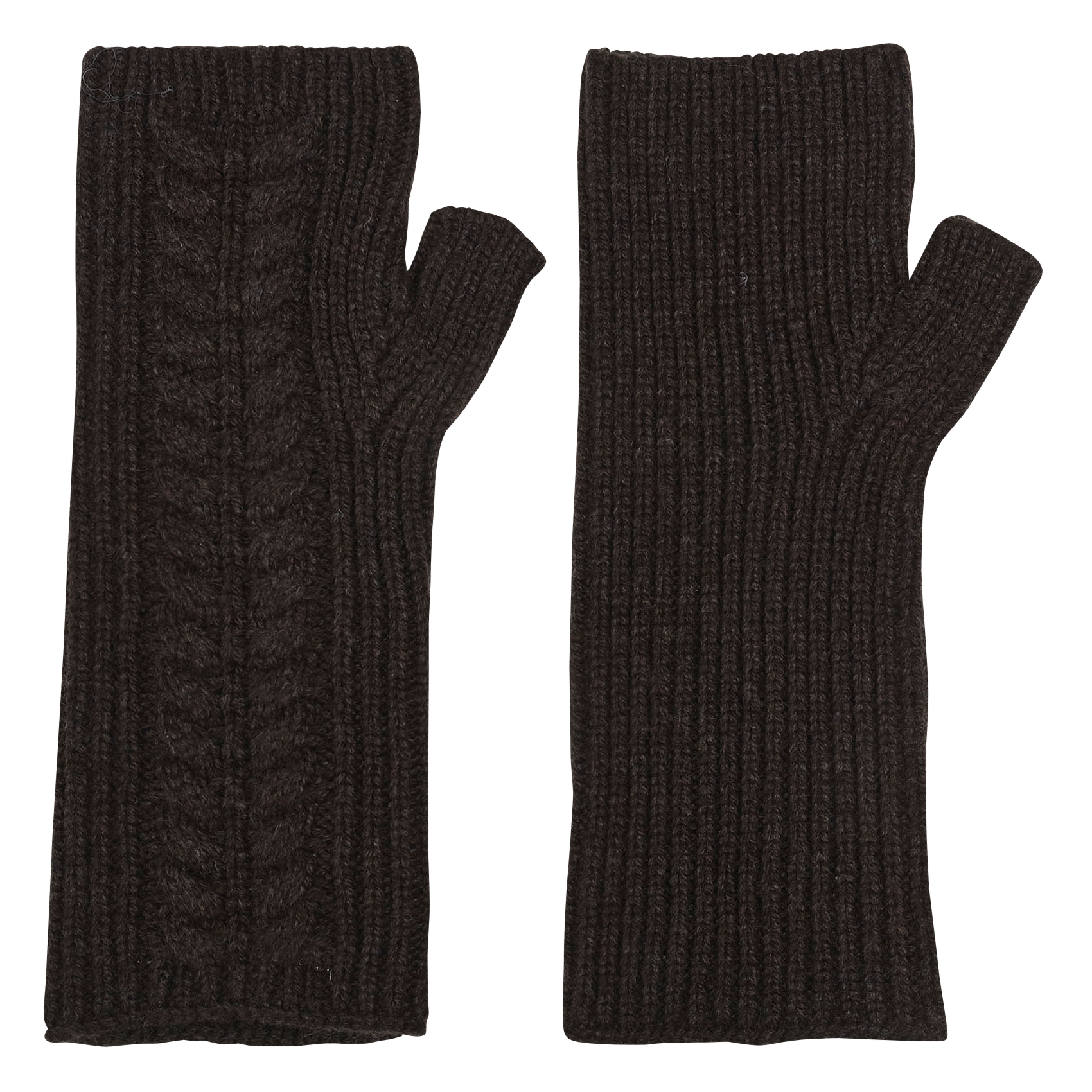 Guanti in misto lana WALTER Marron fonce