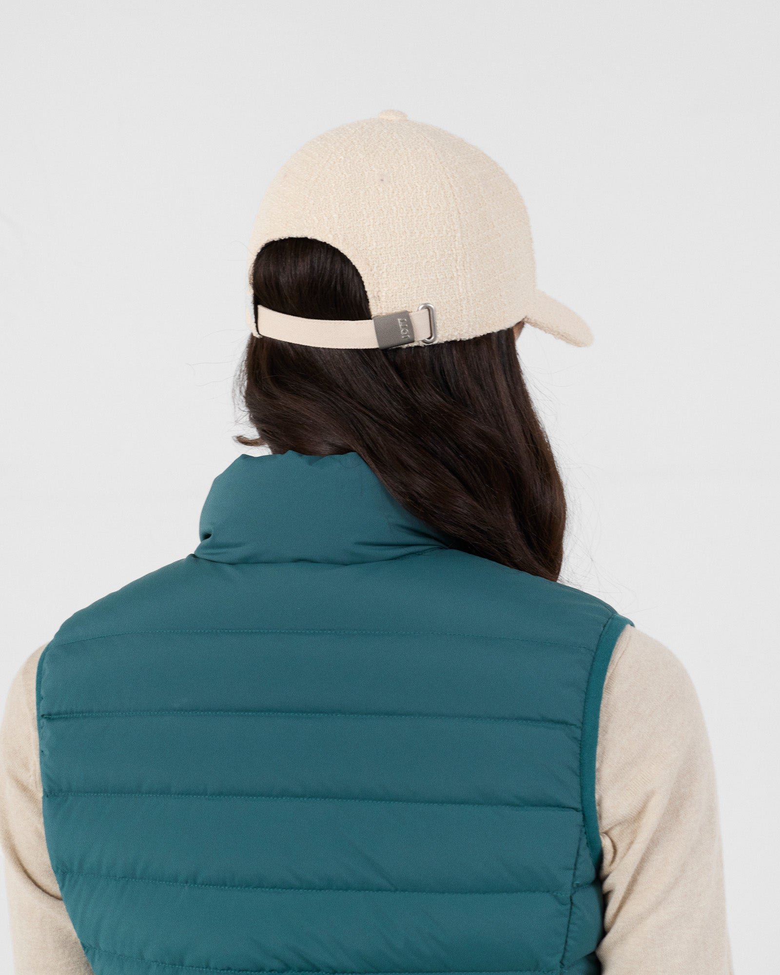 Tweed fox cap JOTT White