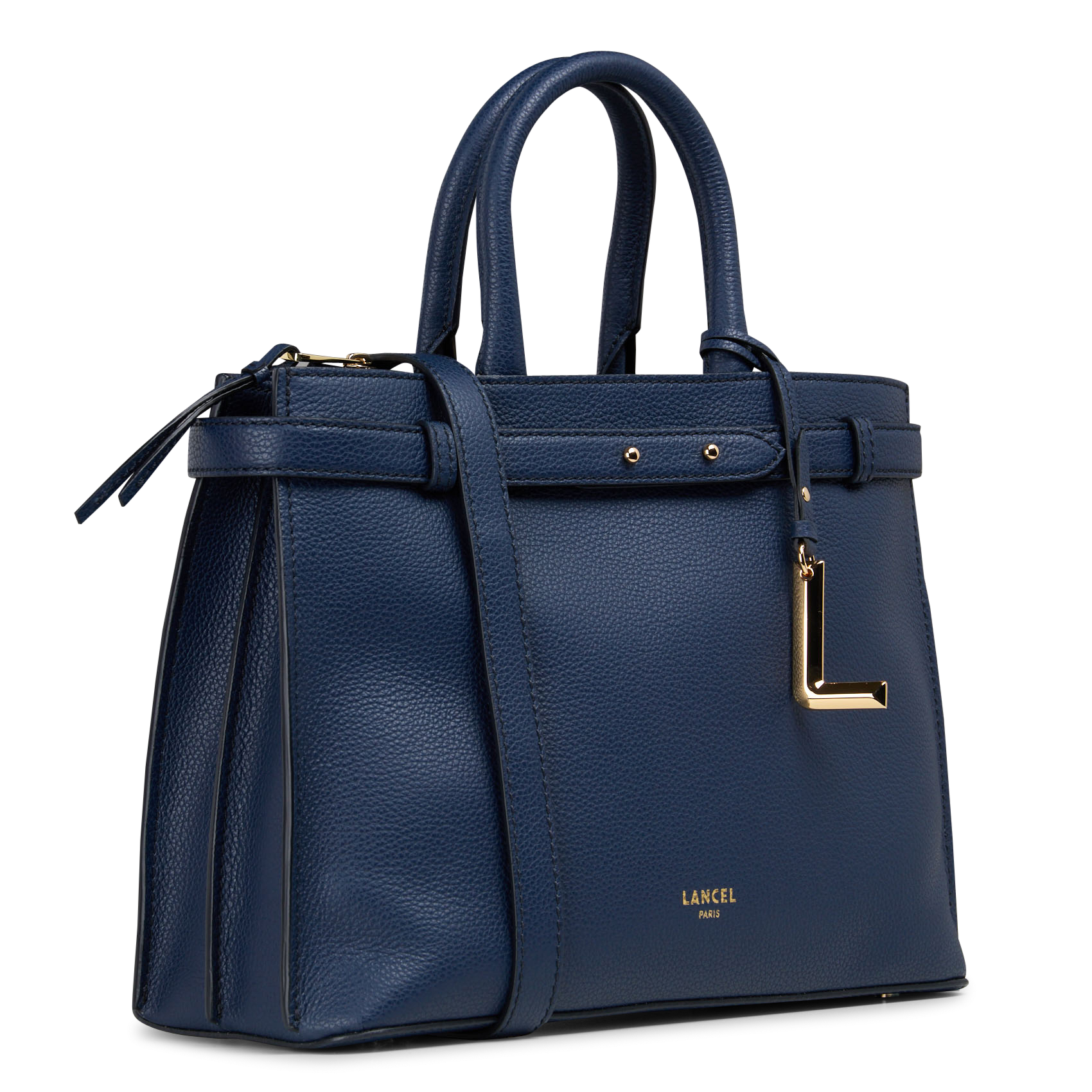 Dori leather shoulder bag LANCEL Blue