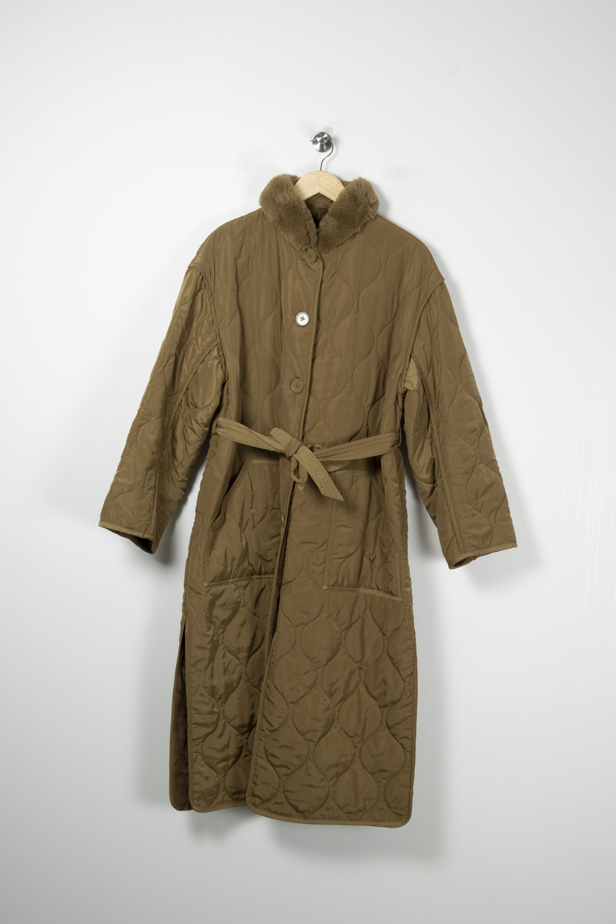Long coat MES DEMOISELLES - Seconde Main Brown