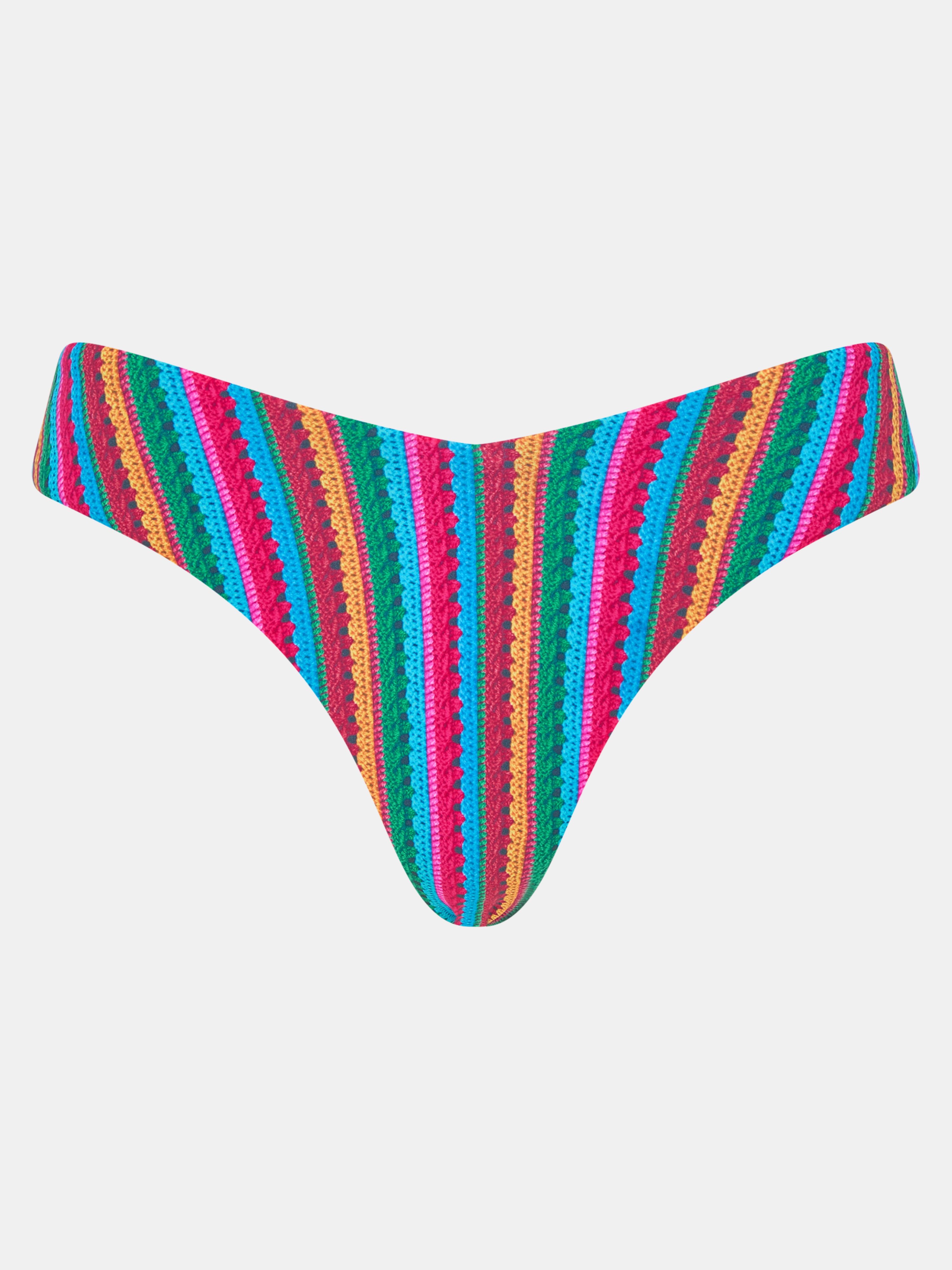 Tanga bikini bottoms CHANTELLE PULP Multicolored