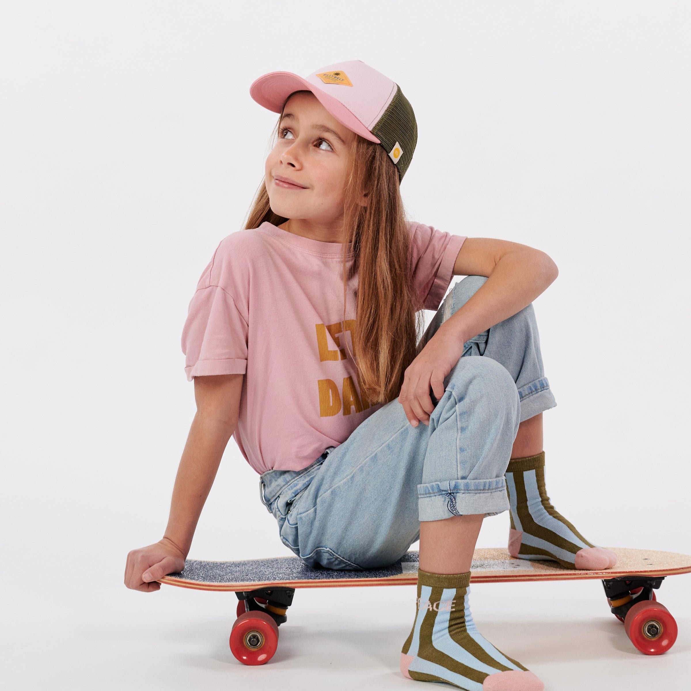 Casquette en coton trucker BILLYBELT Pink