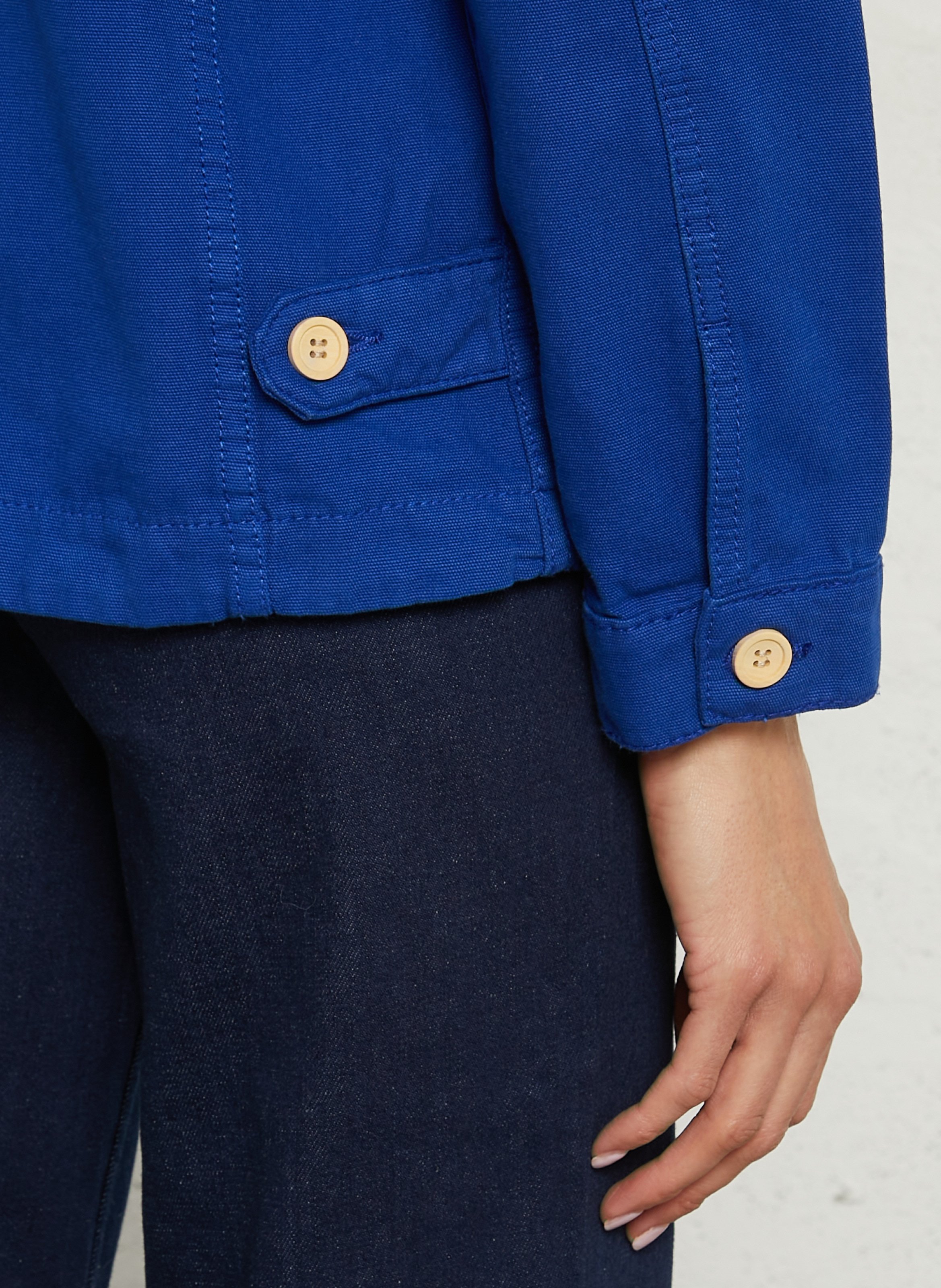 Veste pêcheur droite en coton ARMOR LUX Bleu