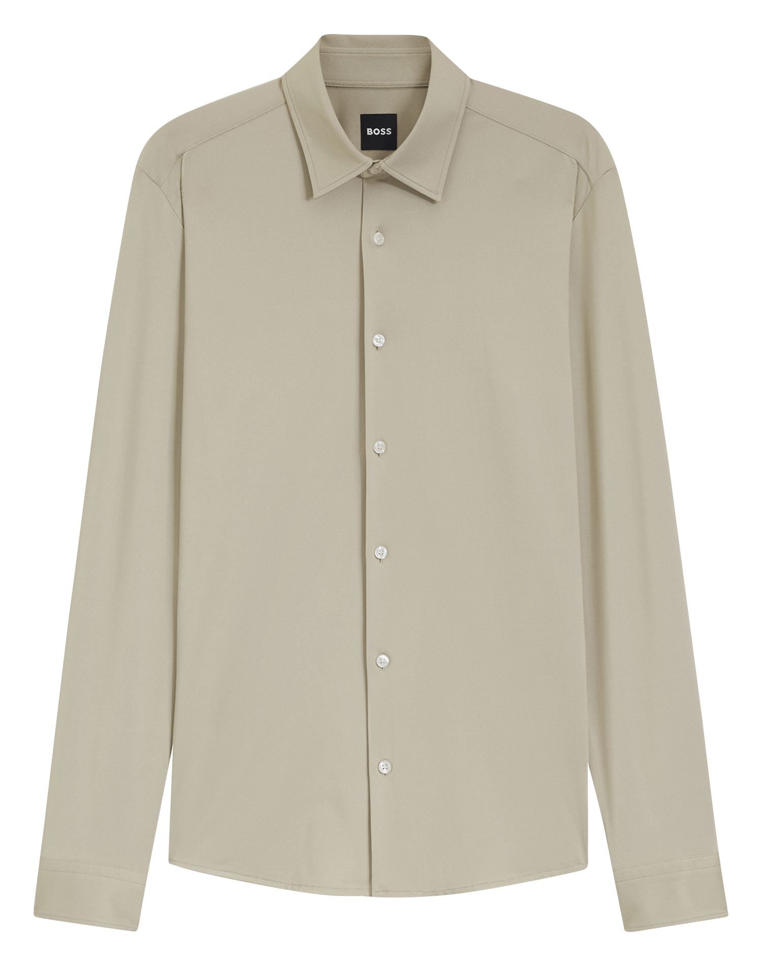 Chemise col classique  BOSS Beige