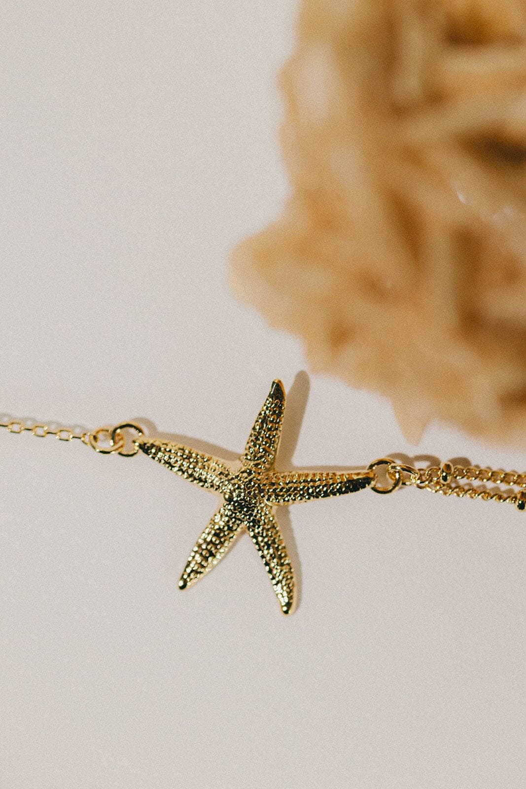 Gold-plated star bracelet Golden