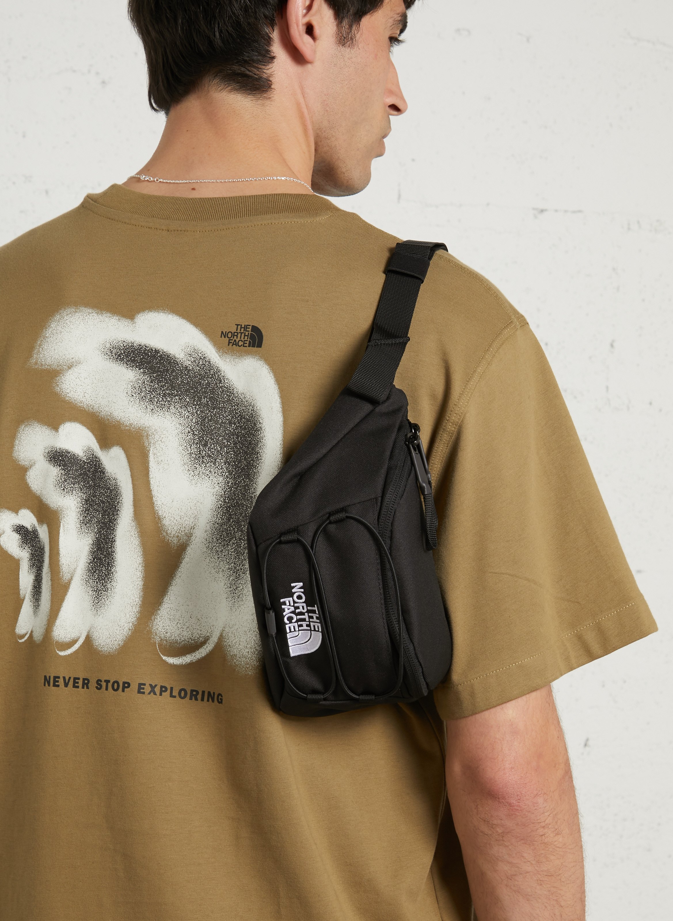 Gürteltasche mit Reißverschluss und einfarbigem Gurt THE NORTH FACE Schwarz