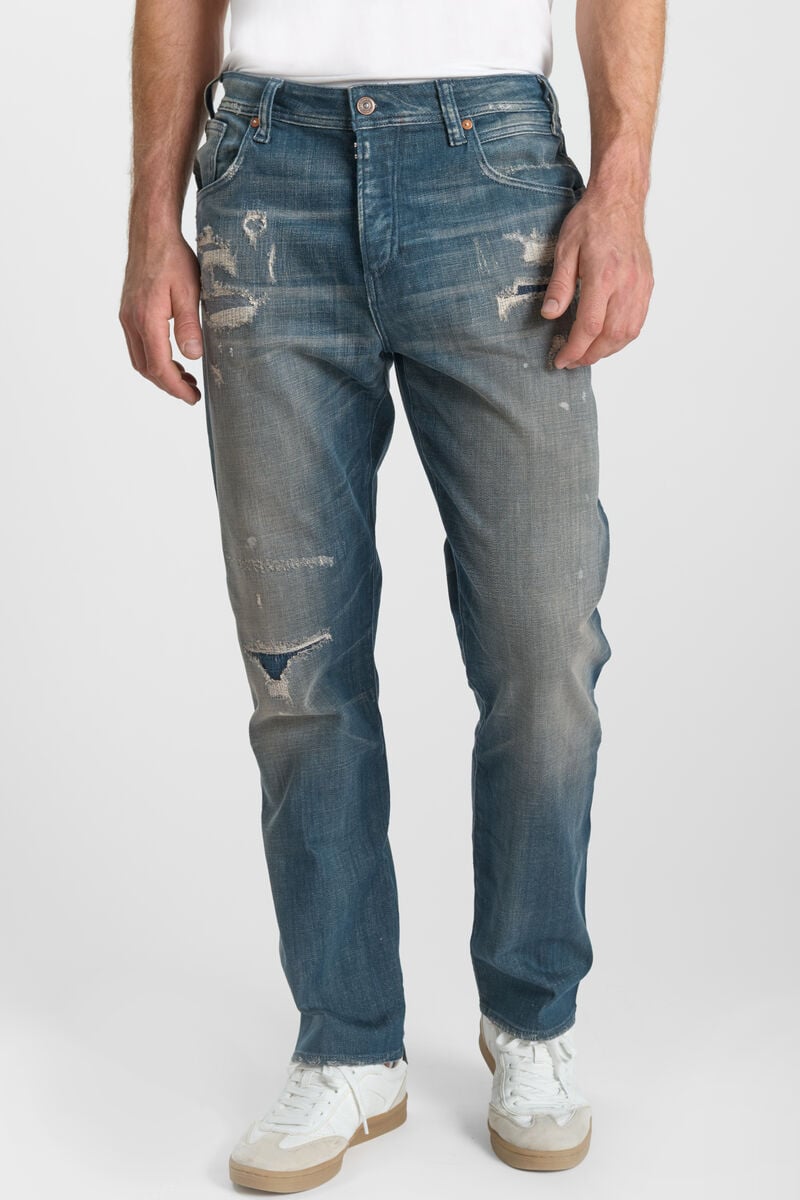 Loose, oversized jeans, length 34 LE TEMPS DES CERISES Blue