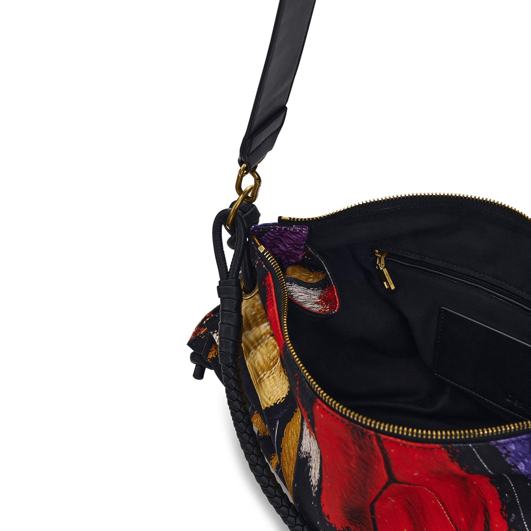 Sac porté épaule zippé imprimé DESIGUAL Multicolore