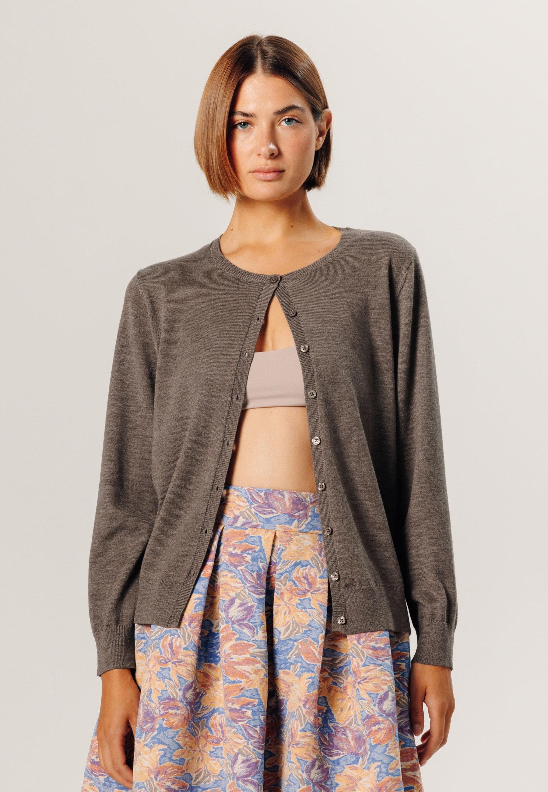 Merino wool cardigan RODIER Brown