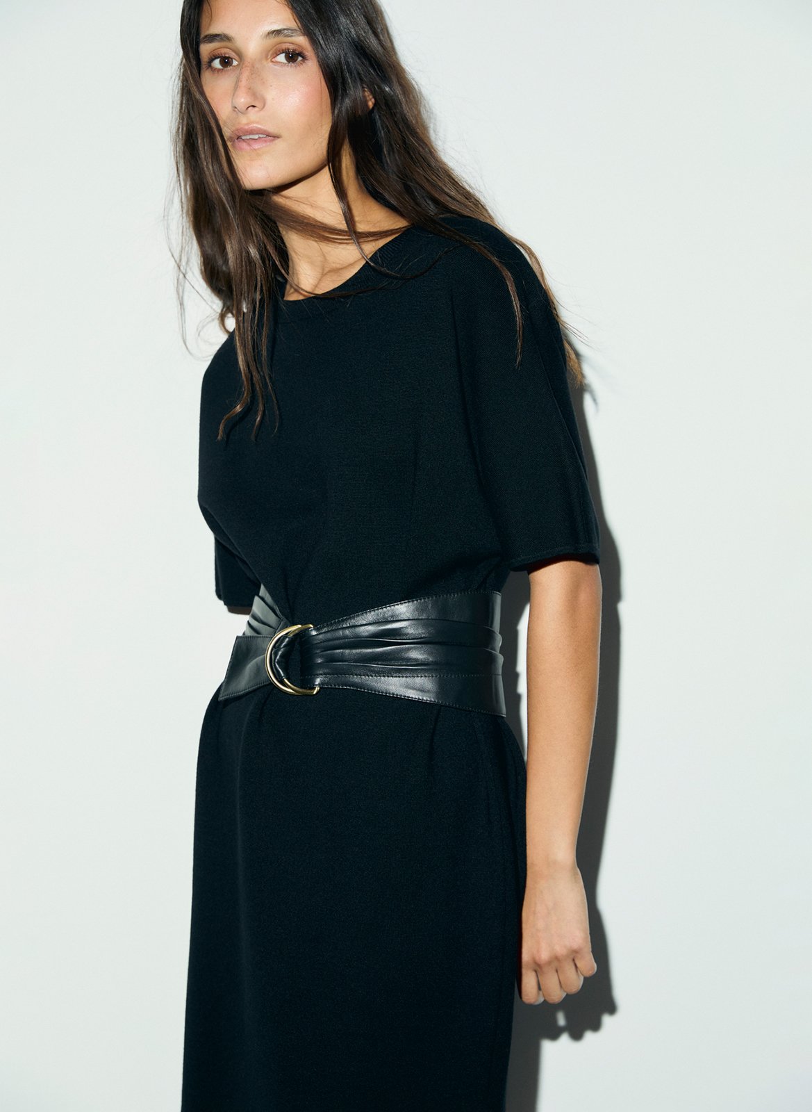 Robe courte col rond  GERARD DAREL Noir