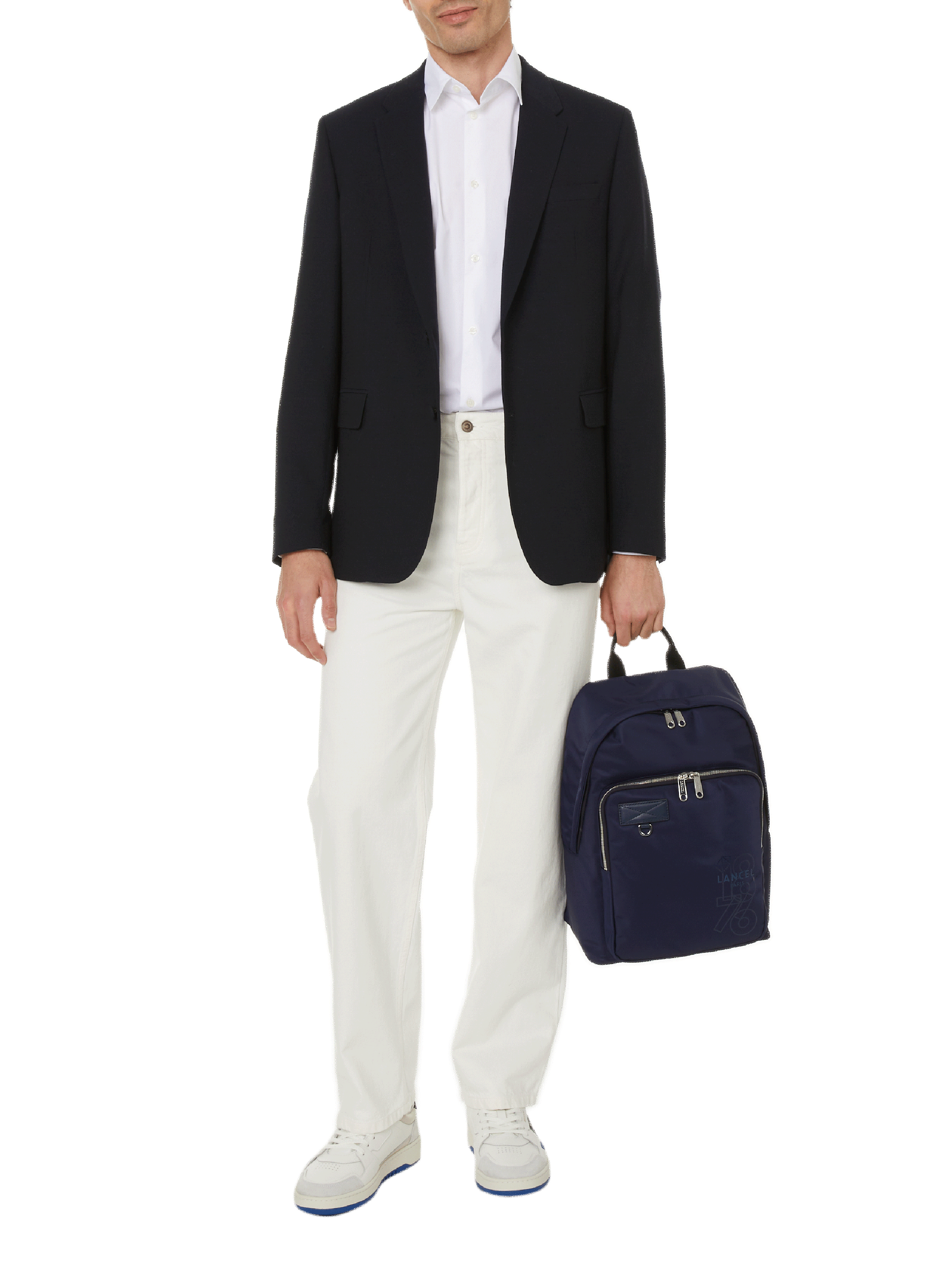 Straight leg jeans in cotton. SAISON 1865 Beige