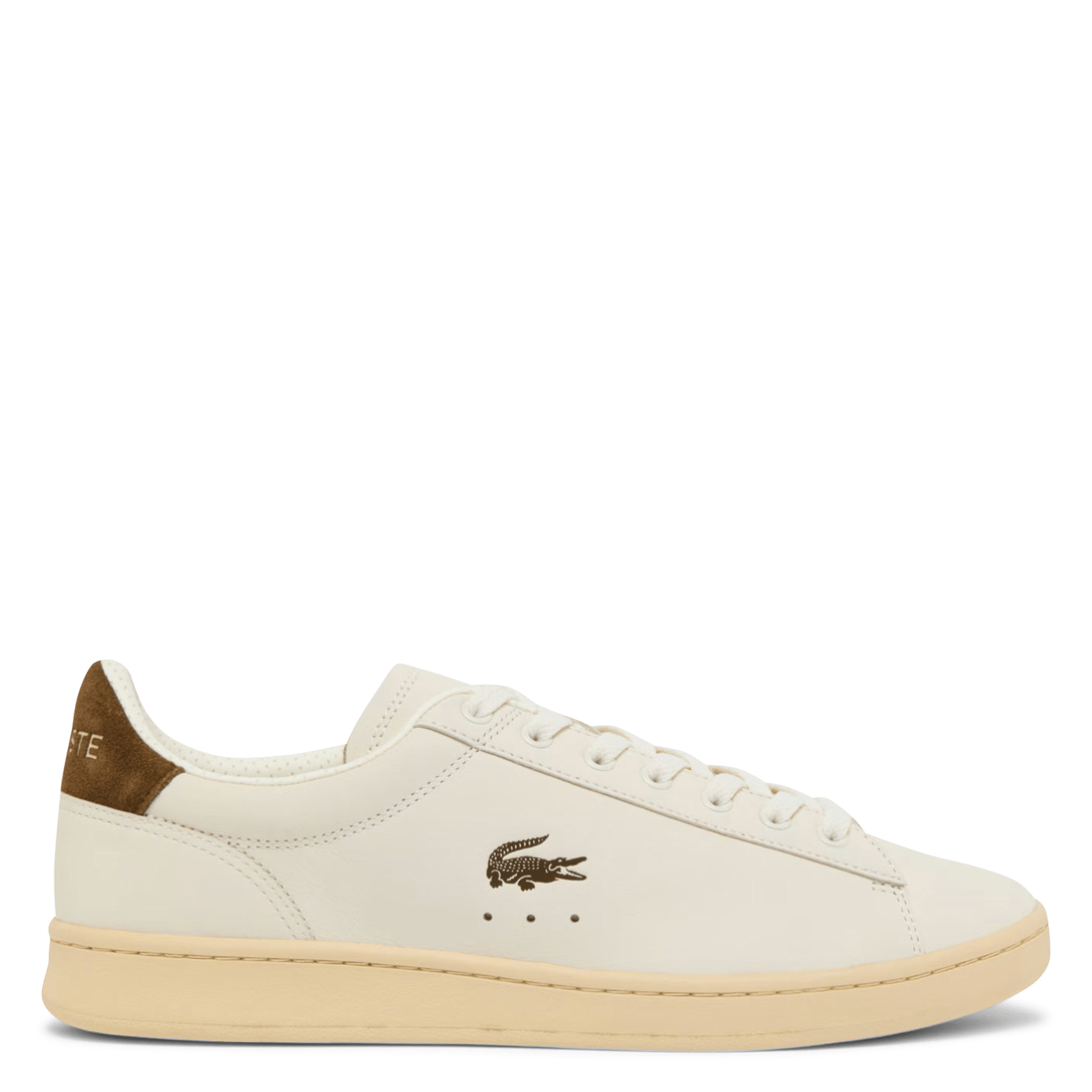 Lage, leren sneakers LACOSTE Wit