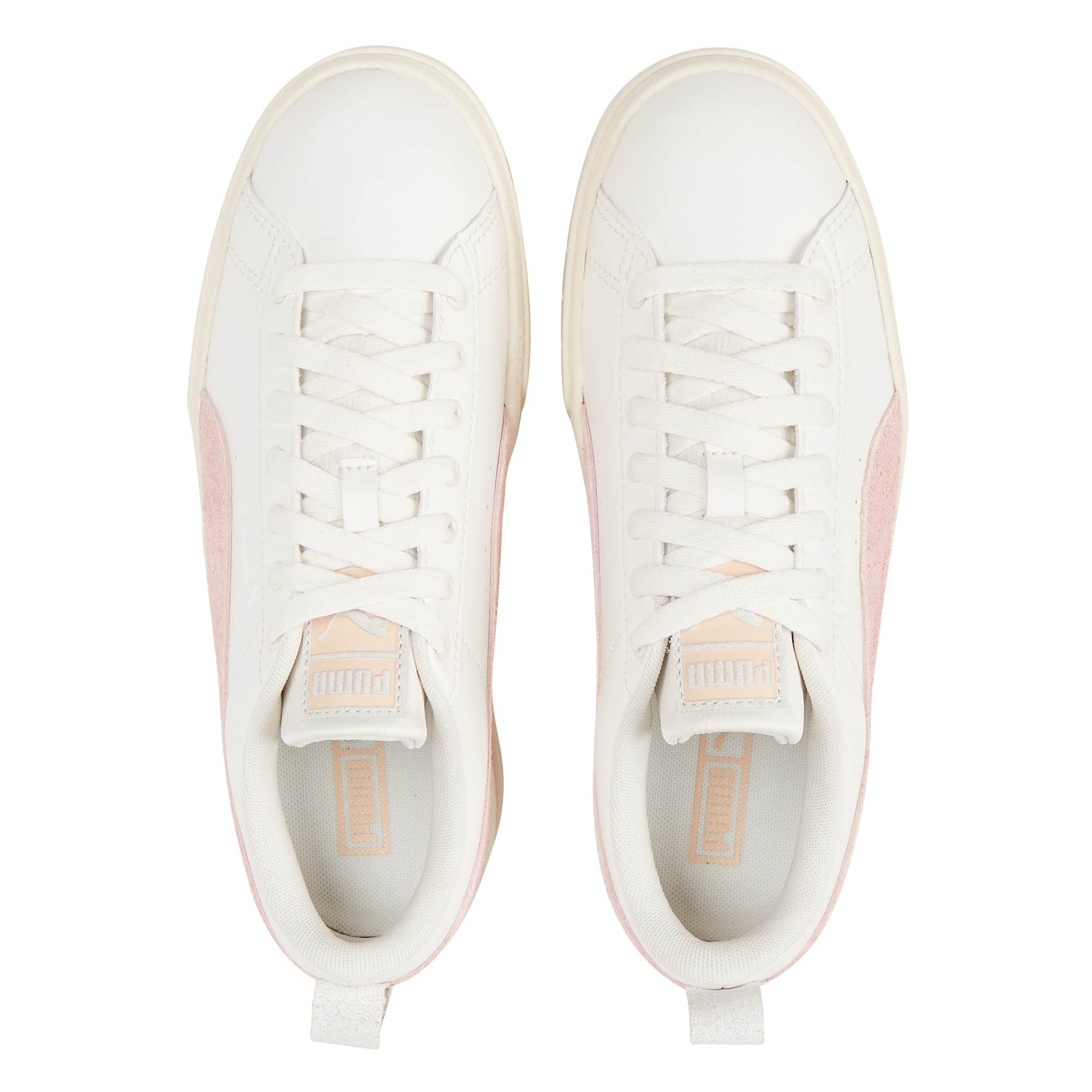 Niedrige Ledersneaker mit Keilabsatz PUMA Rosa