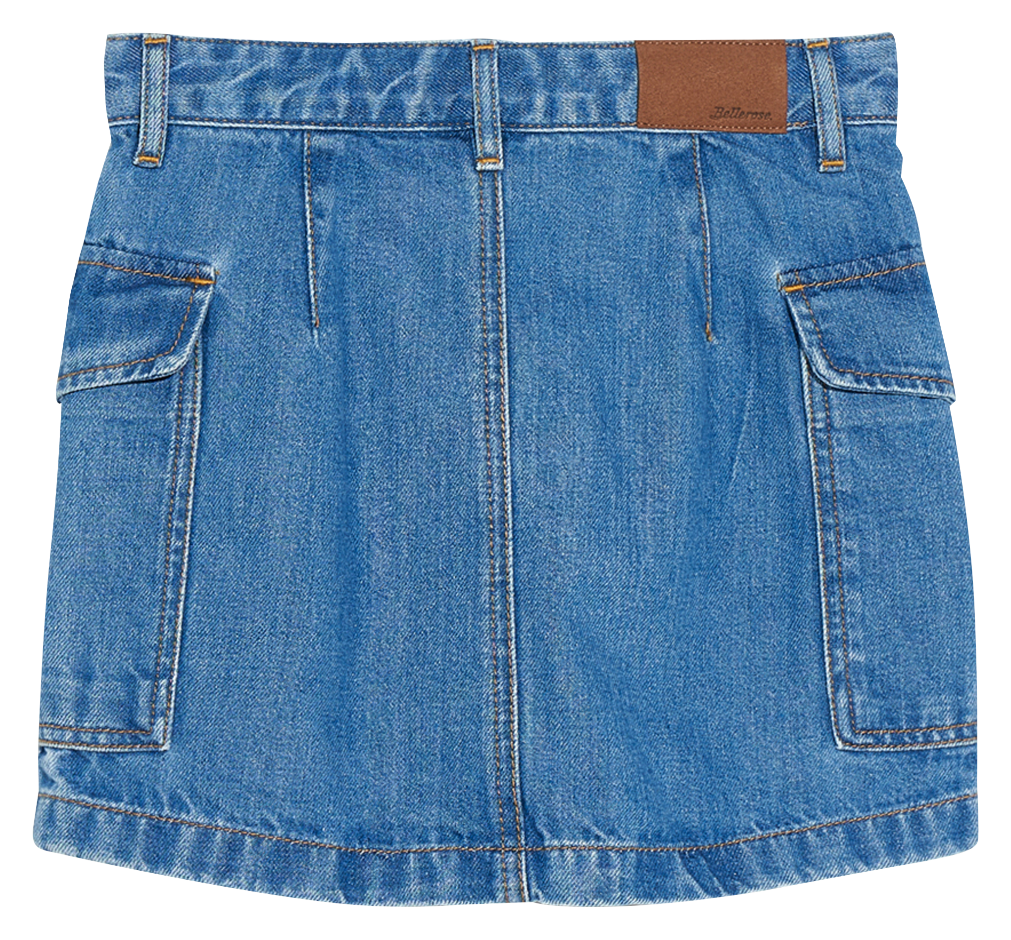 Cargo style denim skirt BELLEROSE Blue