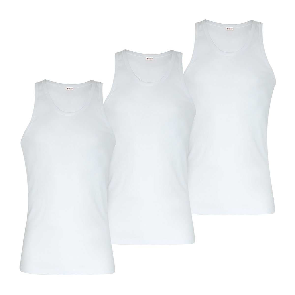 Les Classiques pack of 3 tank tops EMINENCE White