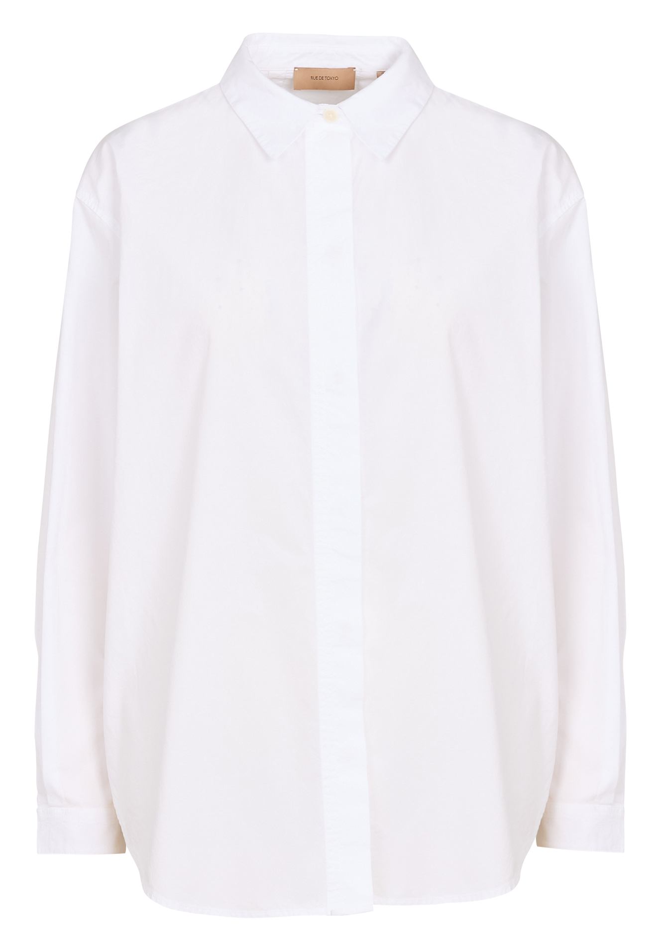 Capri plain oversized shirt RUE DE TOKYO White