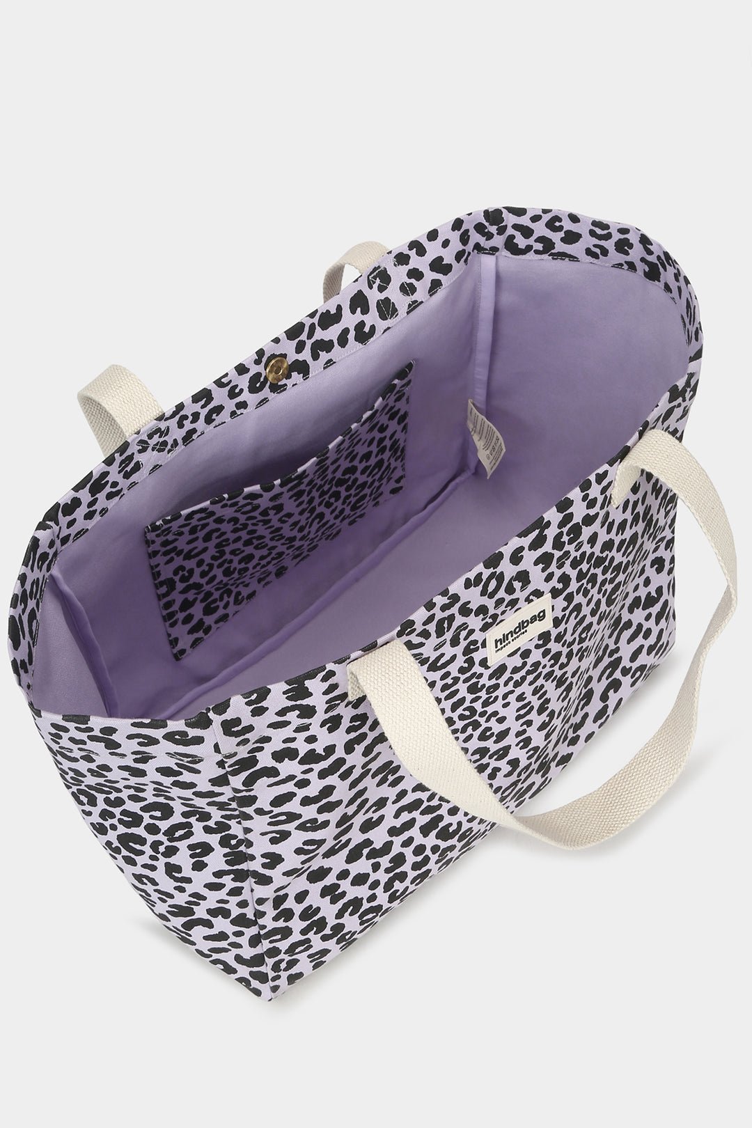 Cotton tote bag HINDBAG Purple