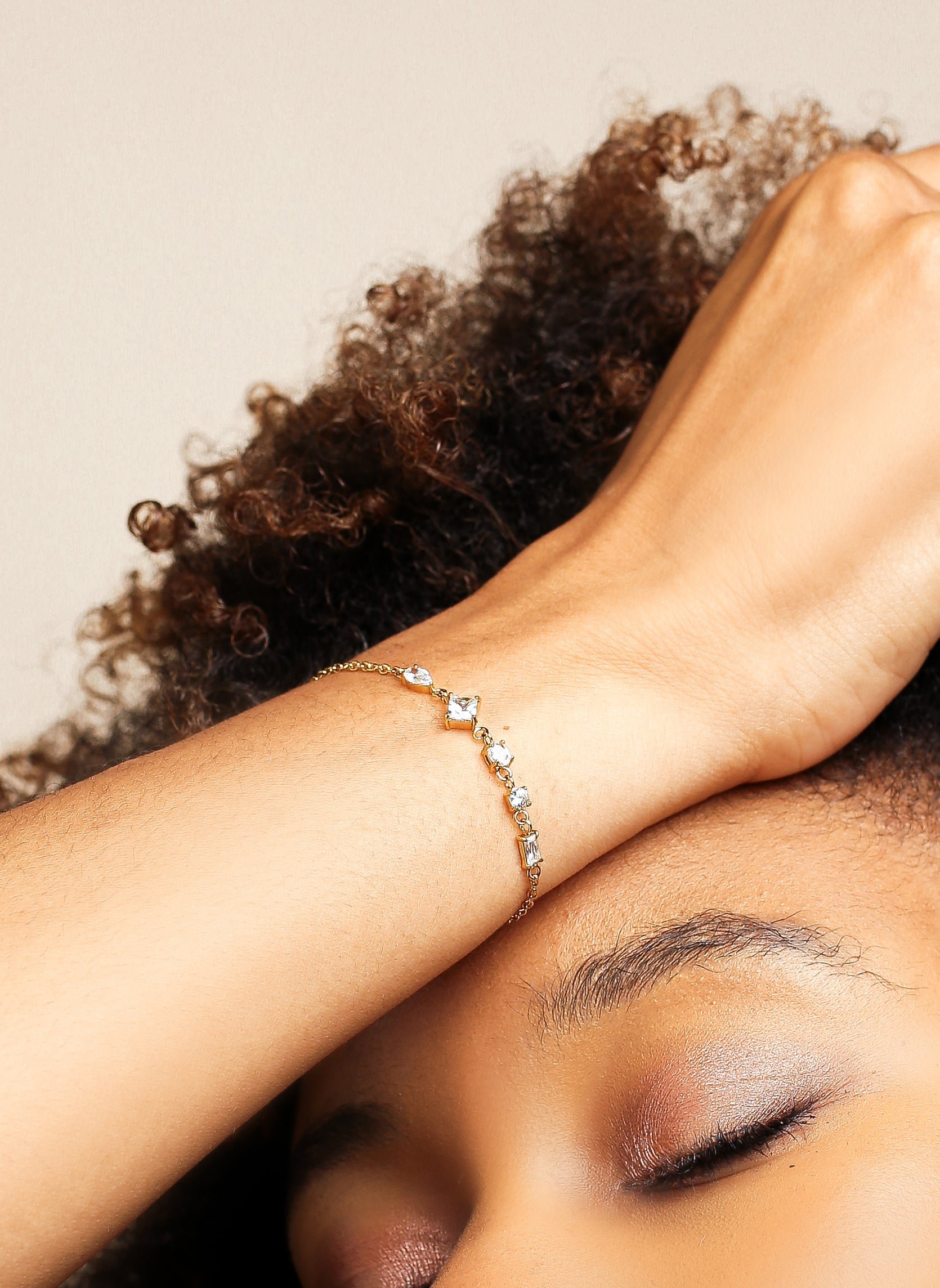 Chain bracelet AEC Paris White