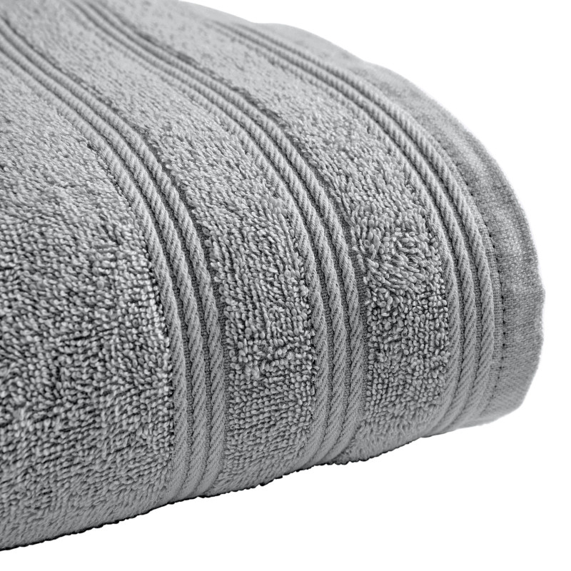 100% combed cotton hand towel COTON PUR Grey